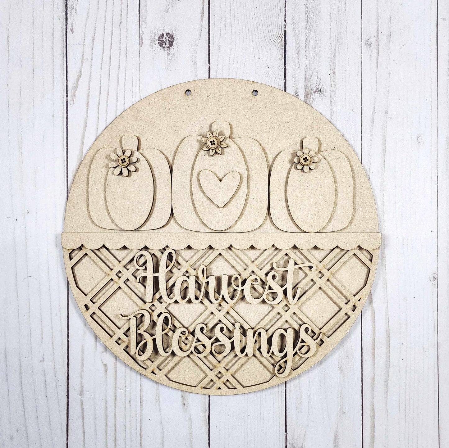 Fall Harvest Door Hanger DIY Kit