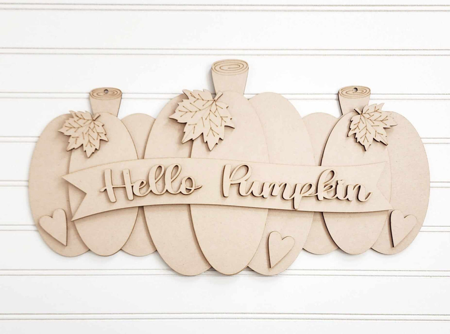 Hello Pumpkin Door Hanger DIY Kit