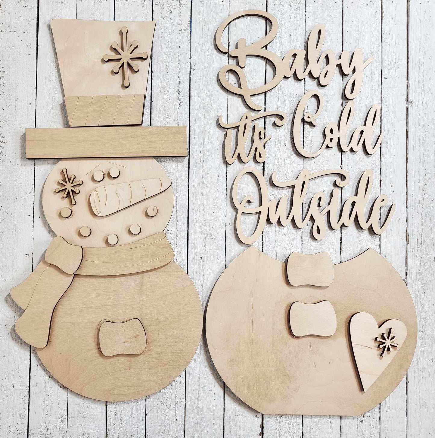 Winter Wonderland Porch Sign DIY Kit