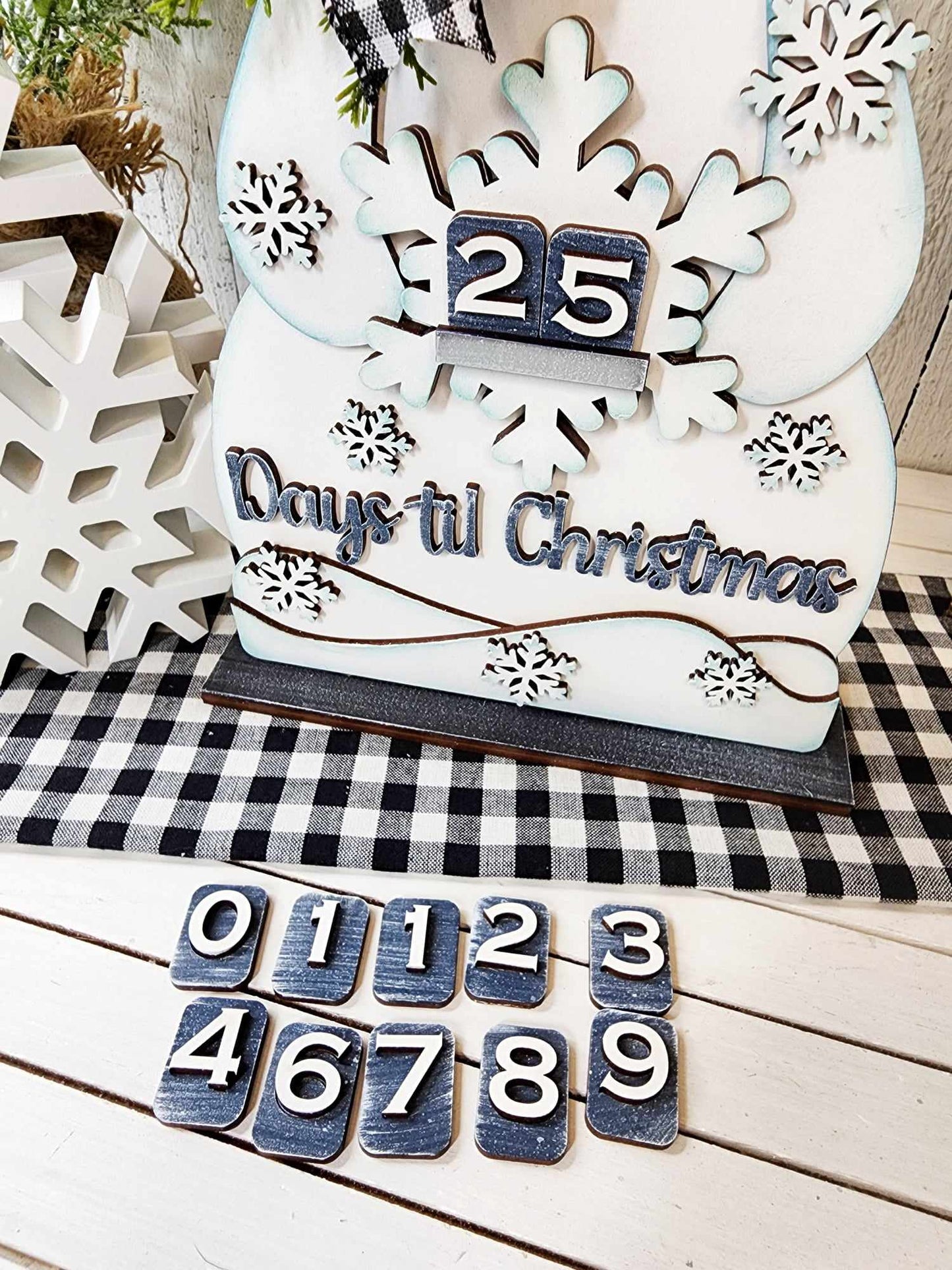 Winter Wonderland Snowman Countdown DIY Kit