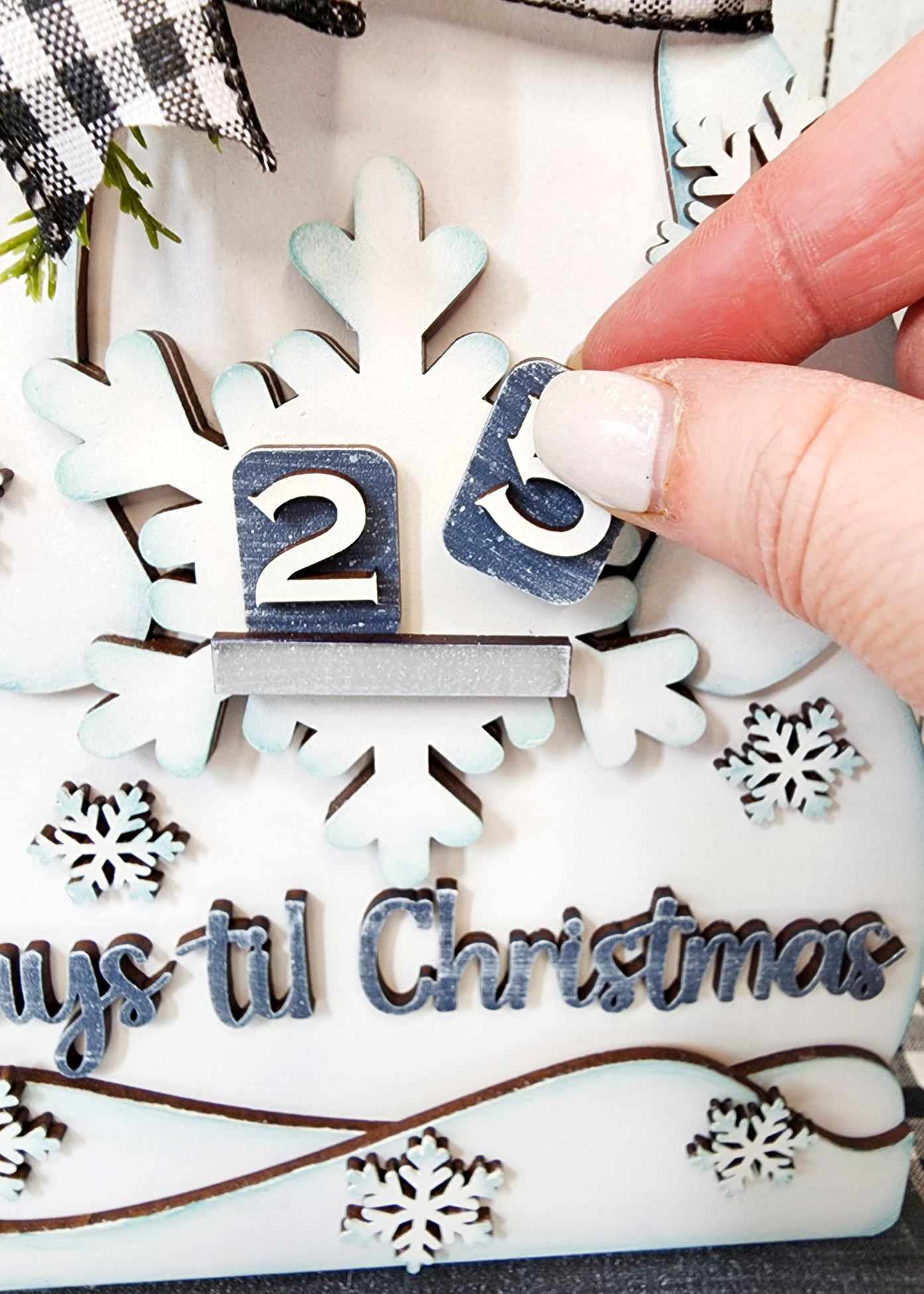 Winter Wonderland Snowman Countdown DIY Kit