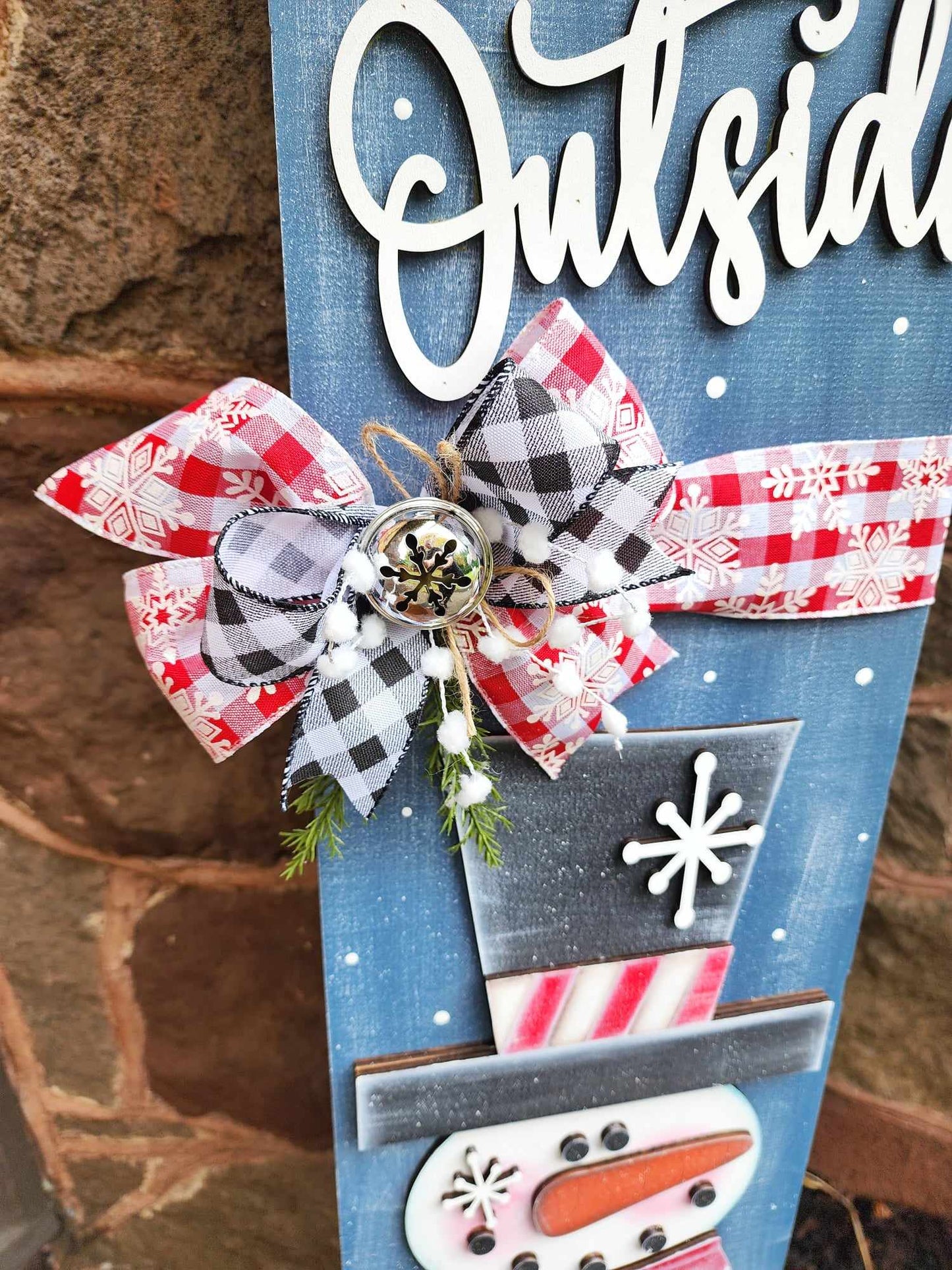 Winter Wonderland Porch Sign DIY Kit