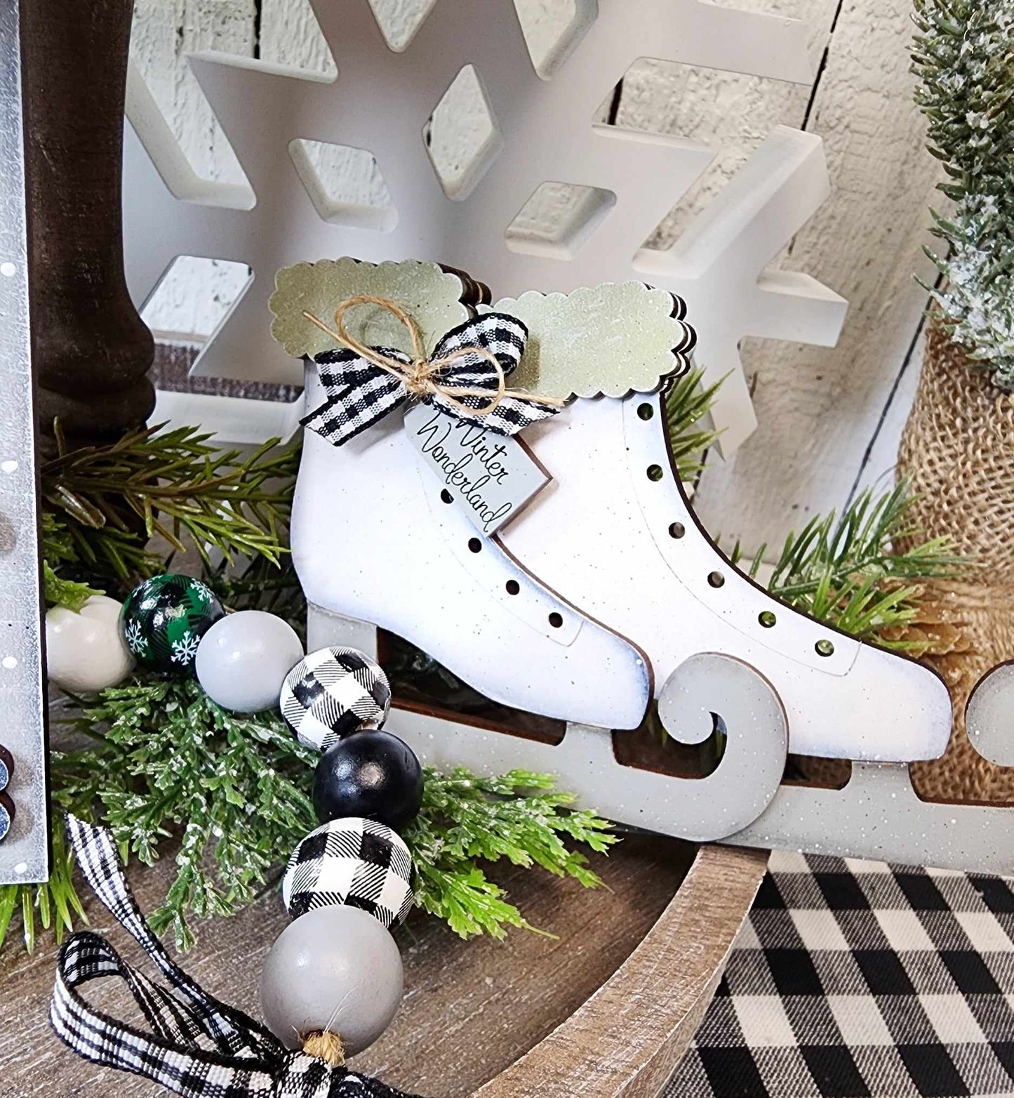 Winter Wonderland Tiered Tray DIY Kit