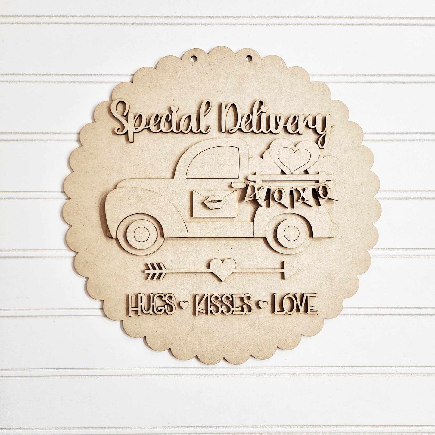 Hugs & Kisses Door Hanger DIY Kit