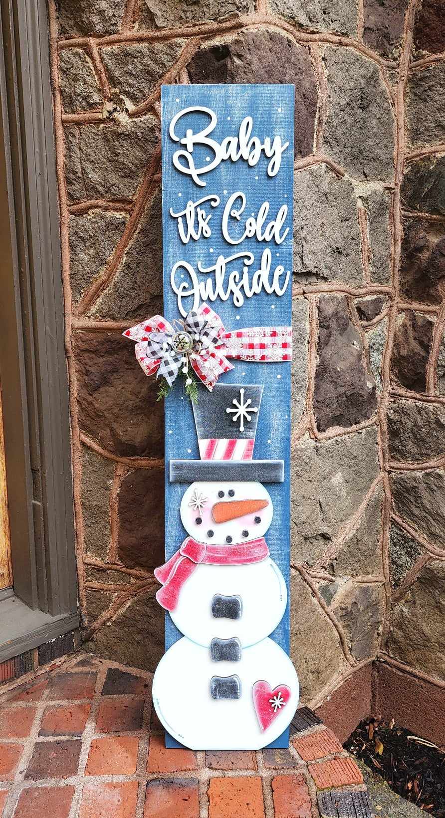 Winter Wonderland Porch Sign DIY Kit