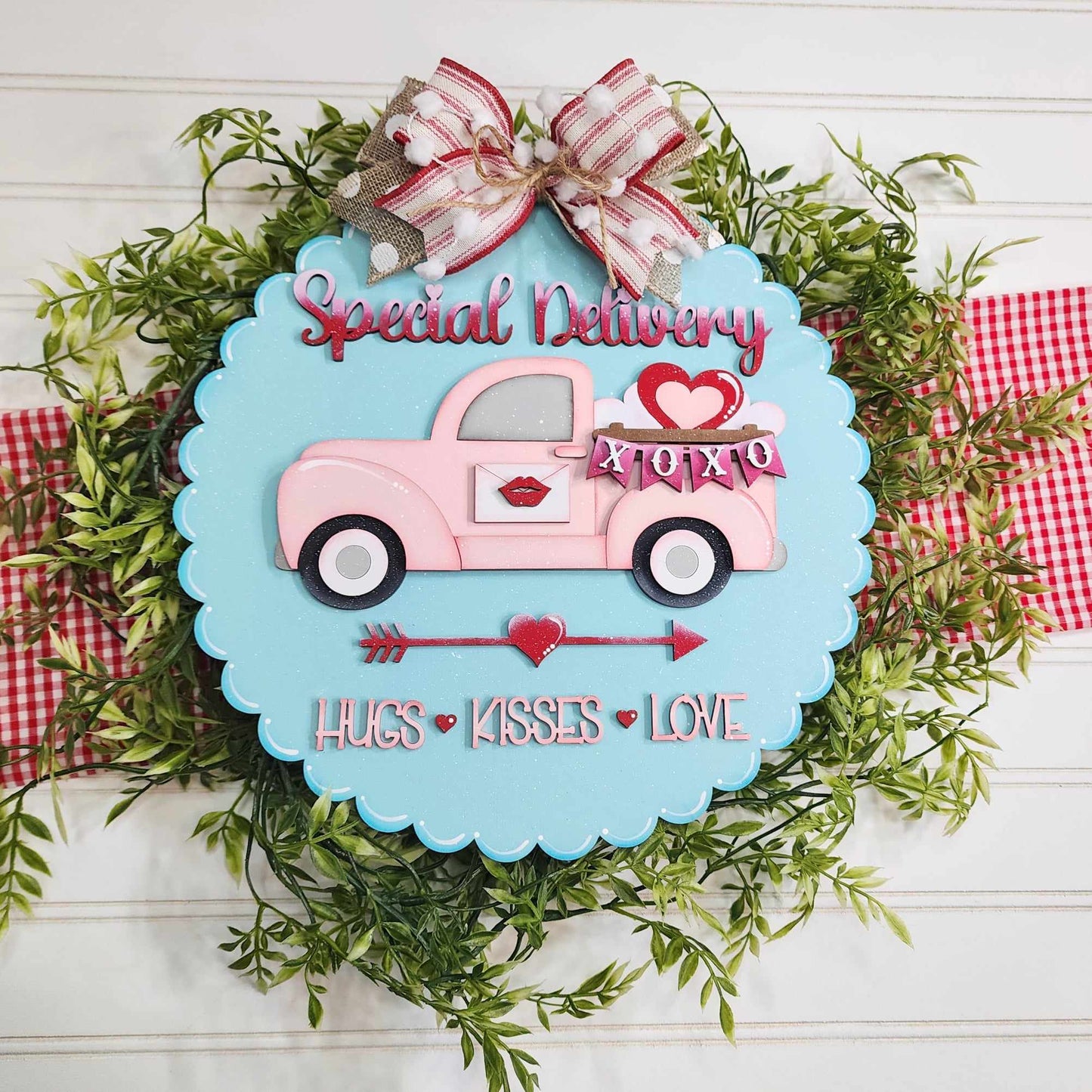 Hugs & Kisses Door Hanger DIY Kit