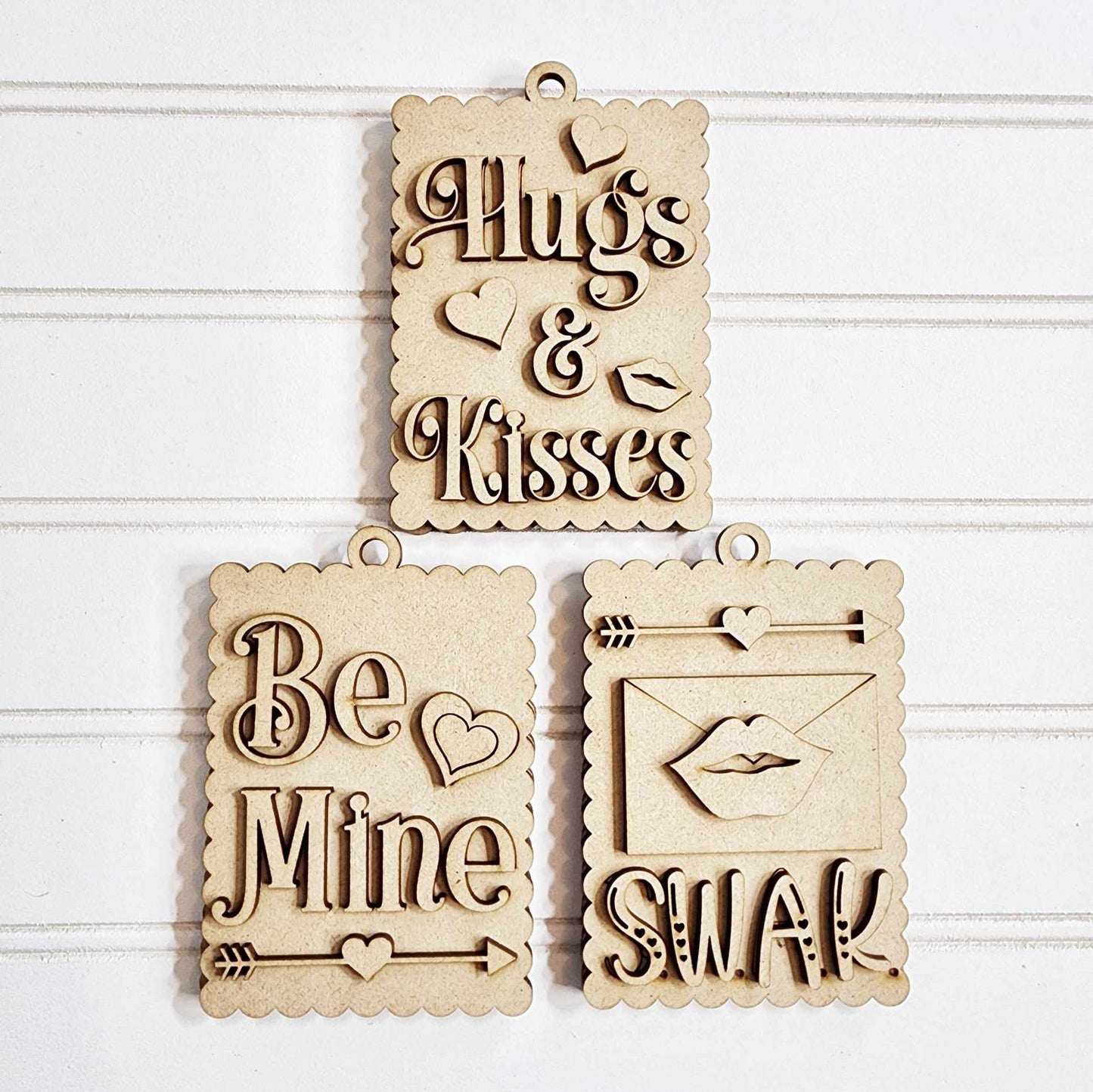 Hugs & Kisses Valentine Gift Card Holders DIY Kit