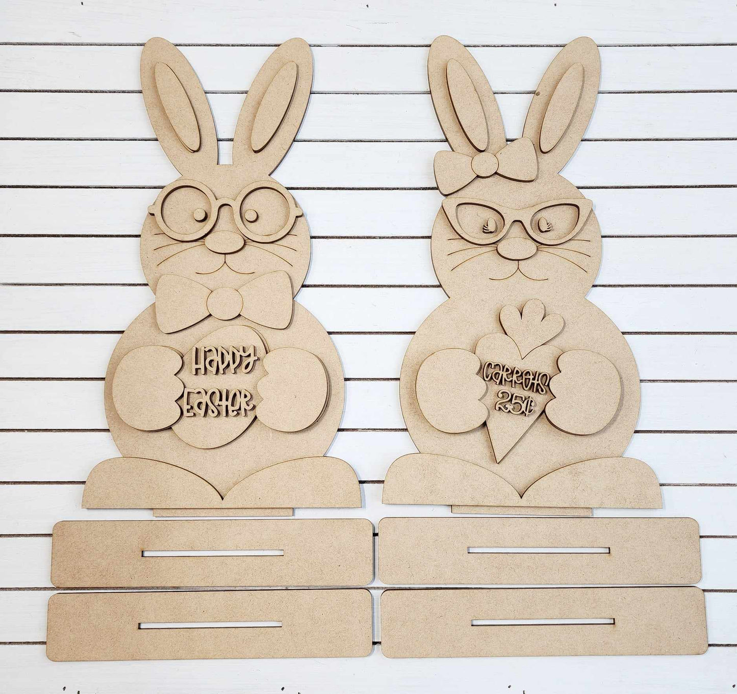 Easter Standing Bunny Couple DIY Kit