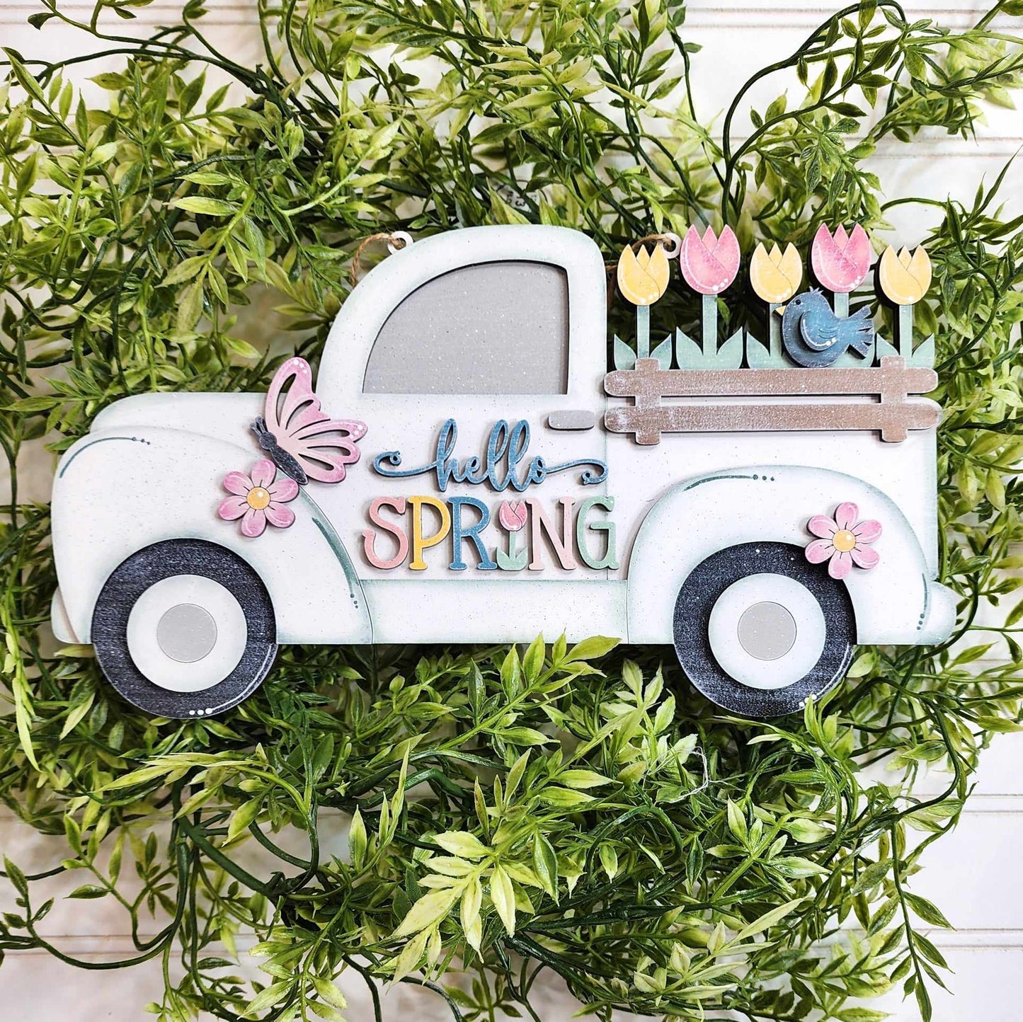 Hello Spring Truck Door Hanger DIY Kit