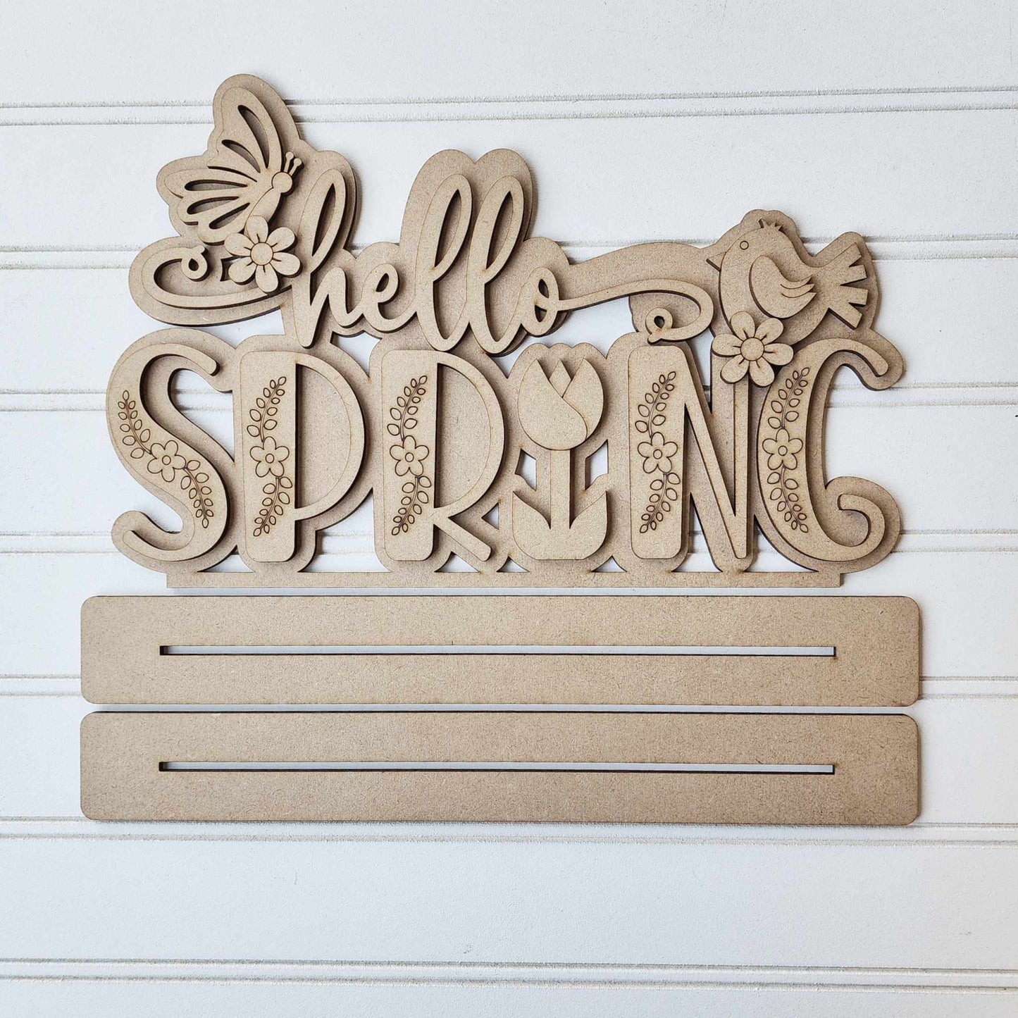 Hello Spring Word Art DIY Kit