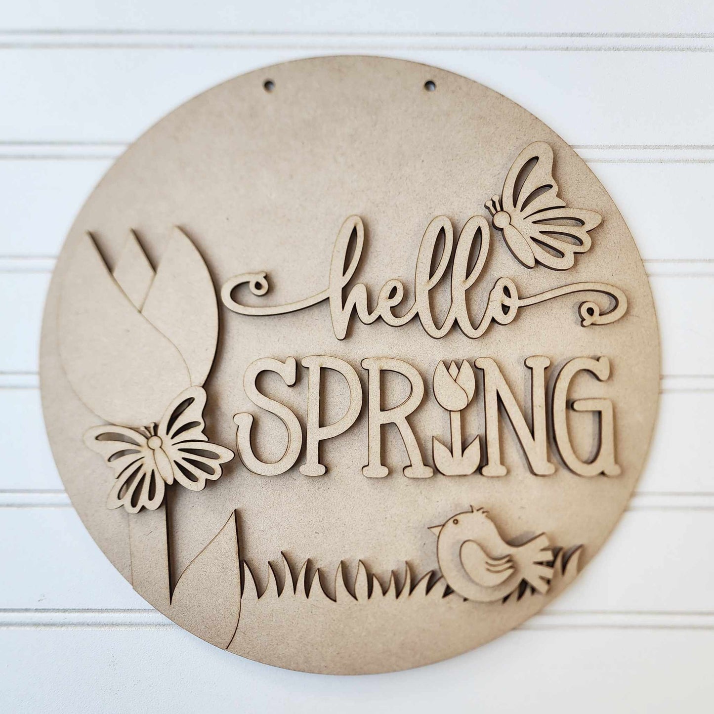 Hello Spring Door Hanger DIY Kit