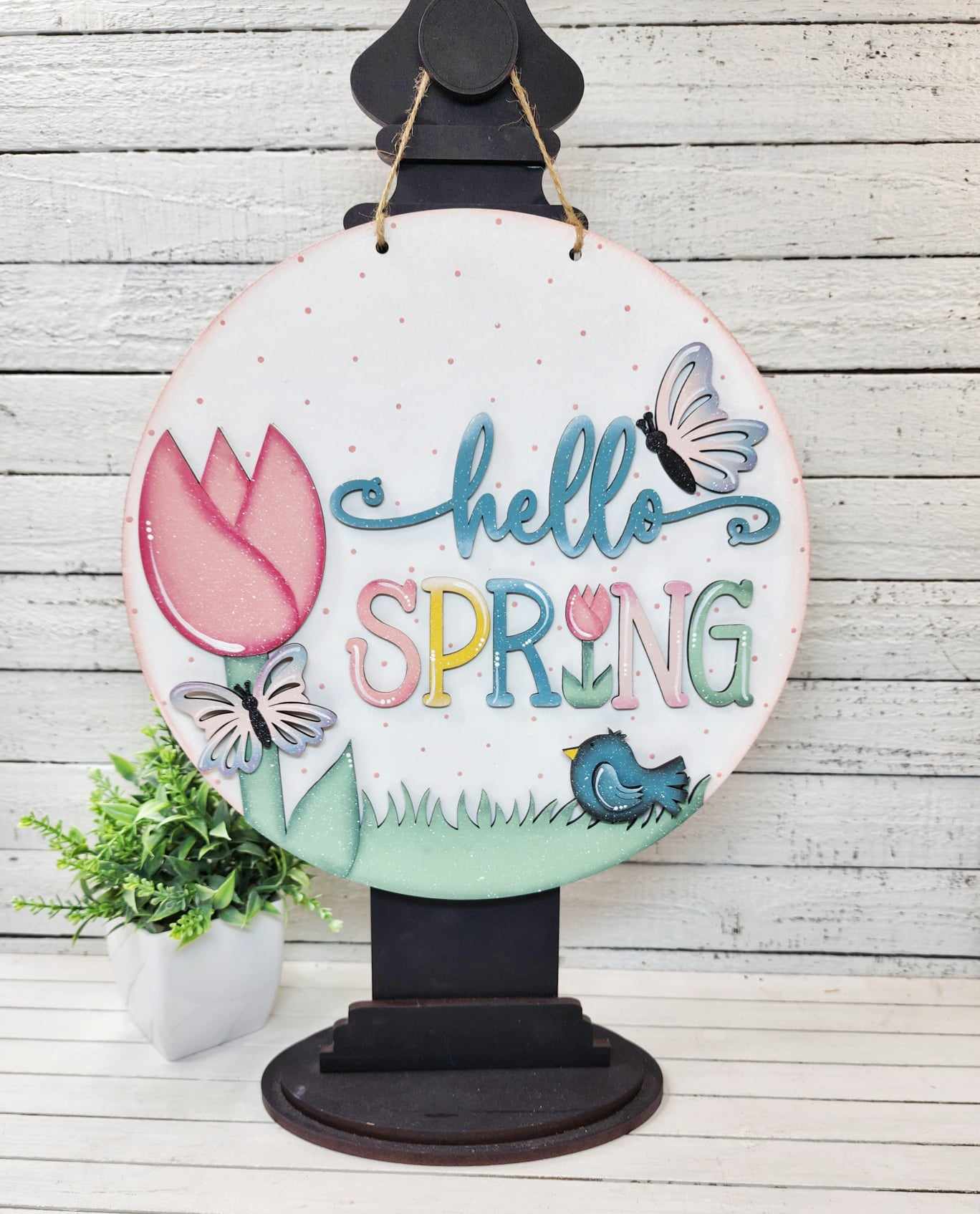 Hello Spring Door Hanger DIY Kit
