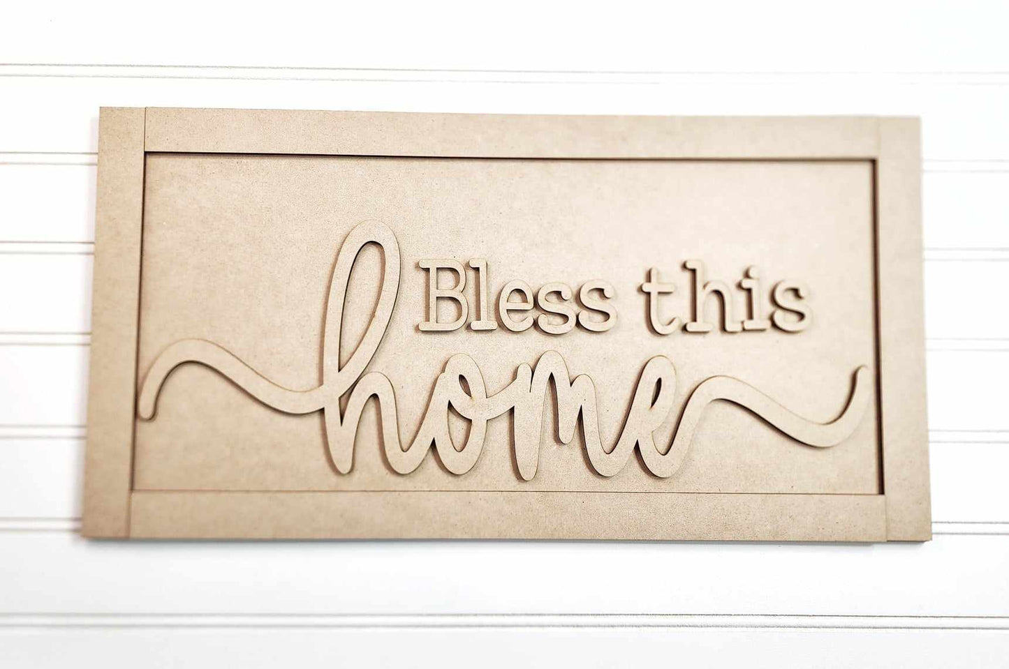 Home Collection Farmhouse Mantel Sign DIY Kit
