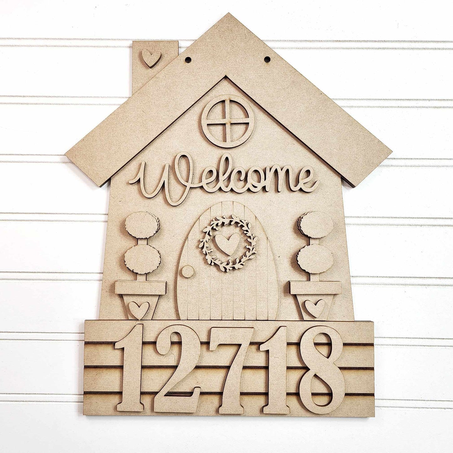 Home Collection Address Door Hanger DIY Kit