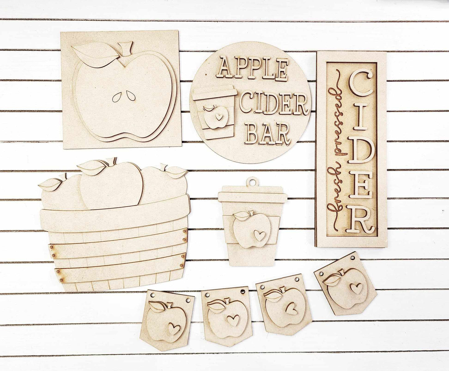 Apple Cider Harvest Tiered Tray DIY Kit