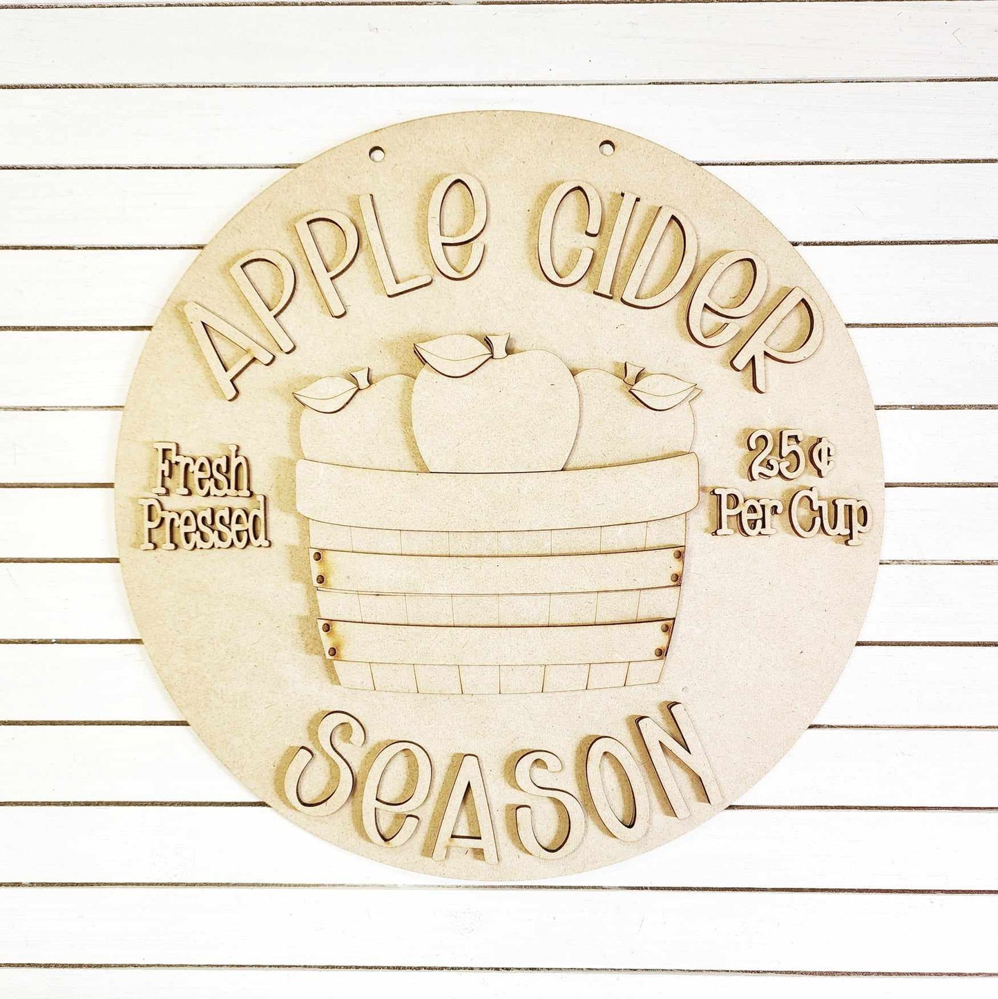 Apple Cider Harvest Door Hanger DIY Kit