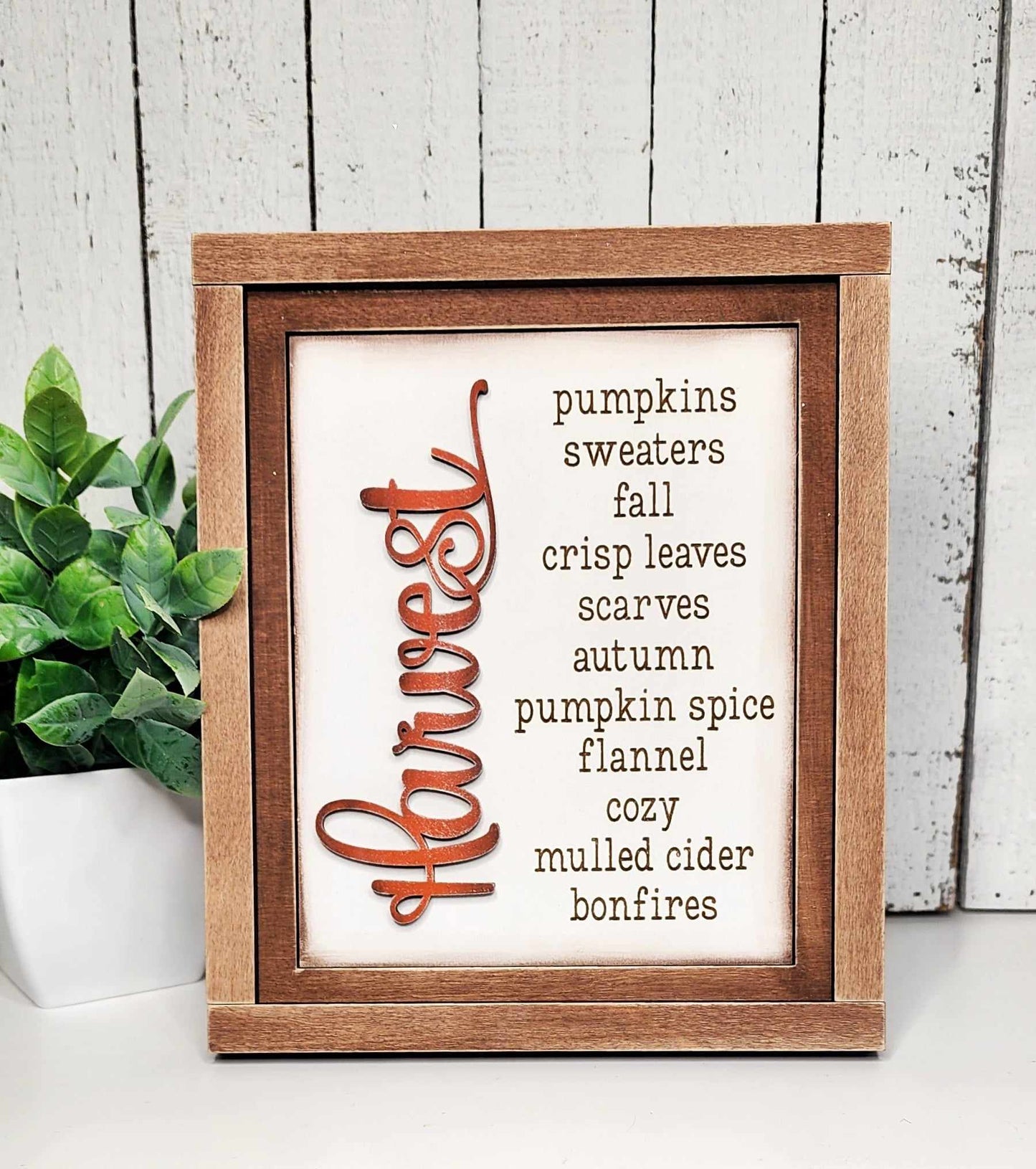 Sweater Pumpkin Interchangeable Sign DIY Kit