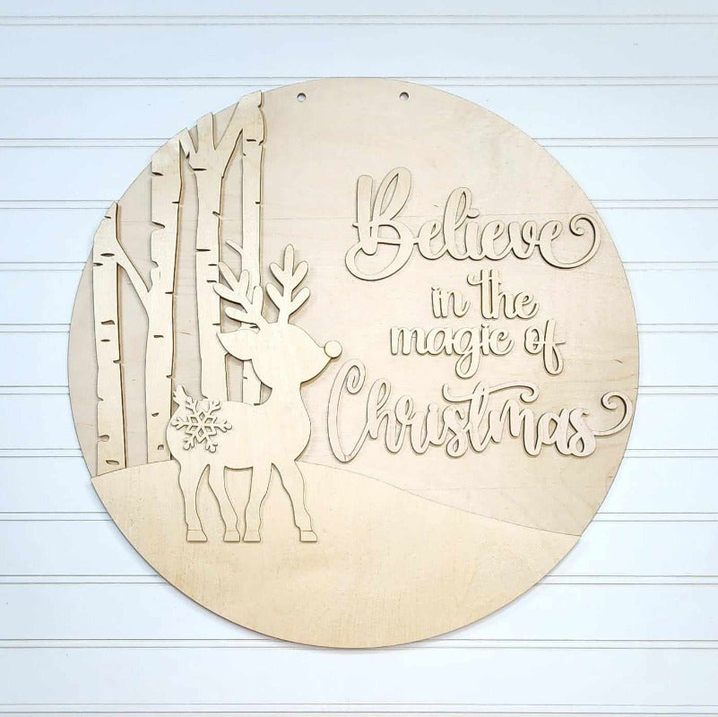 Oh Deer Christmas Door Hanger DIY Kit