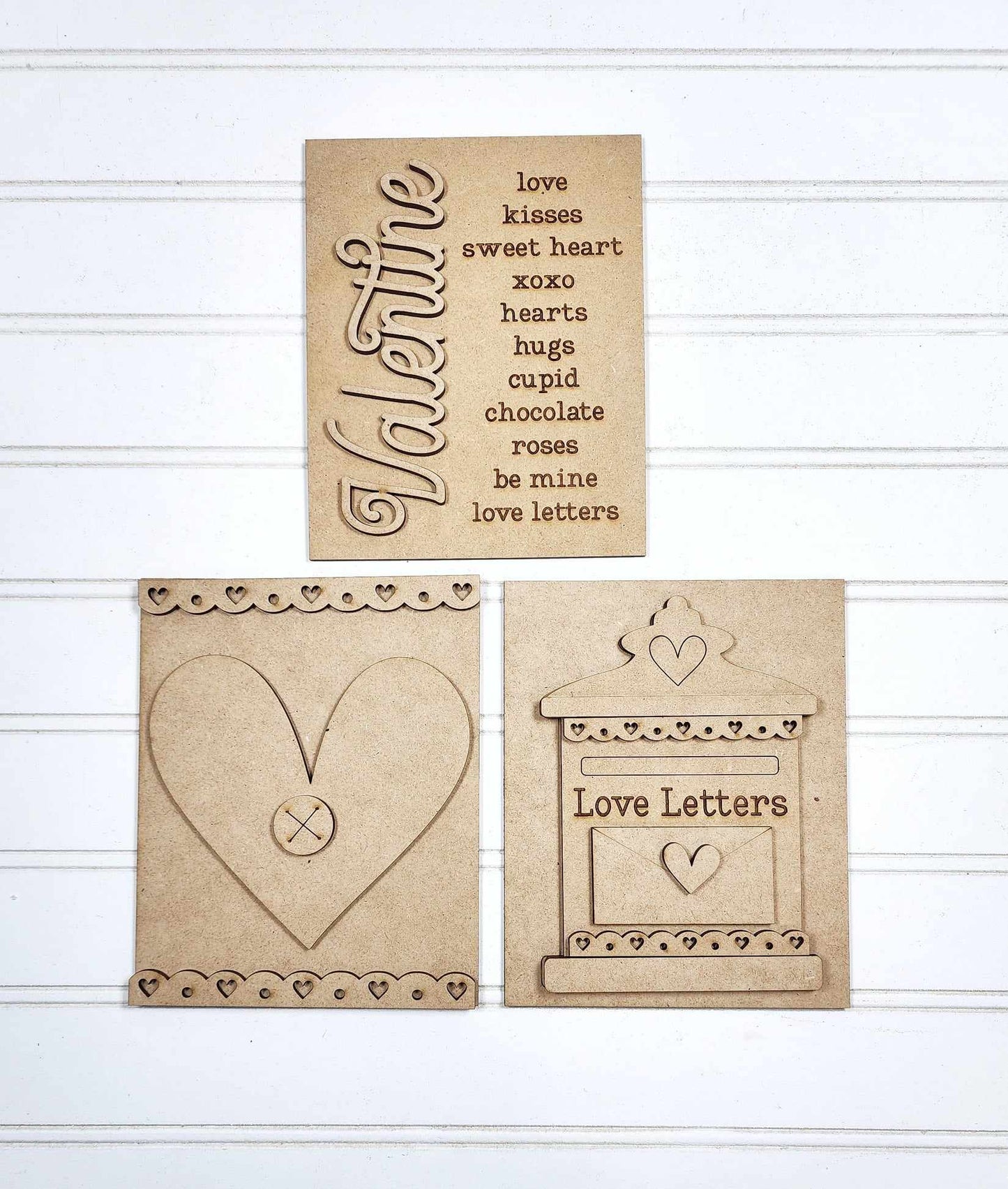 Valentine Collection Interchangeable Sign DIY Kit