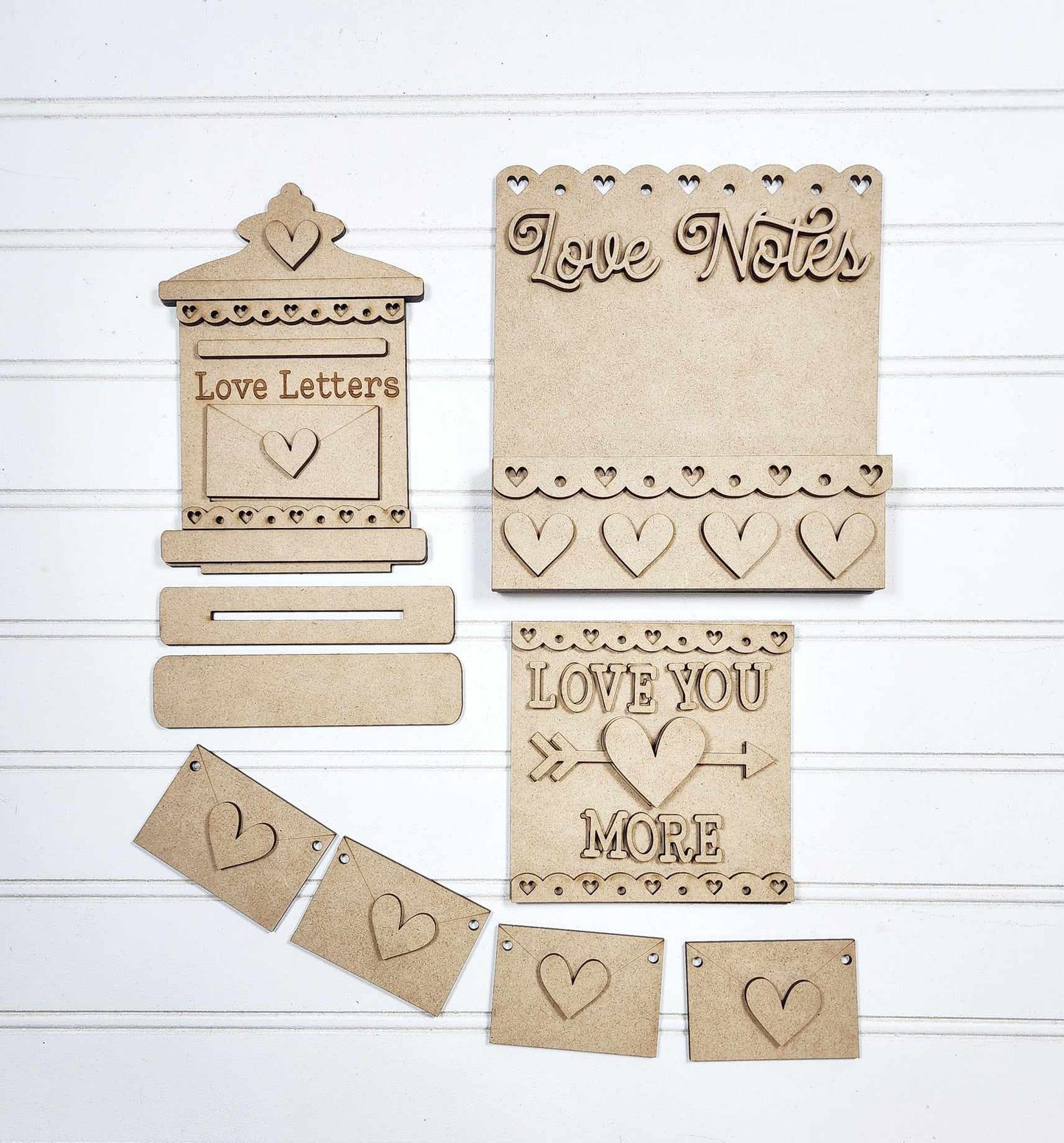 Valentine Collection Tiered Tray DIY Kit