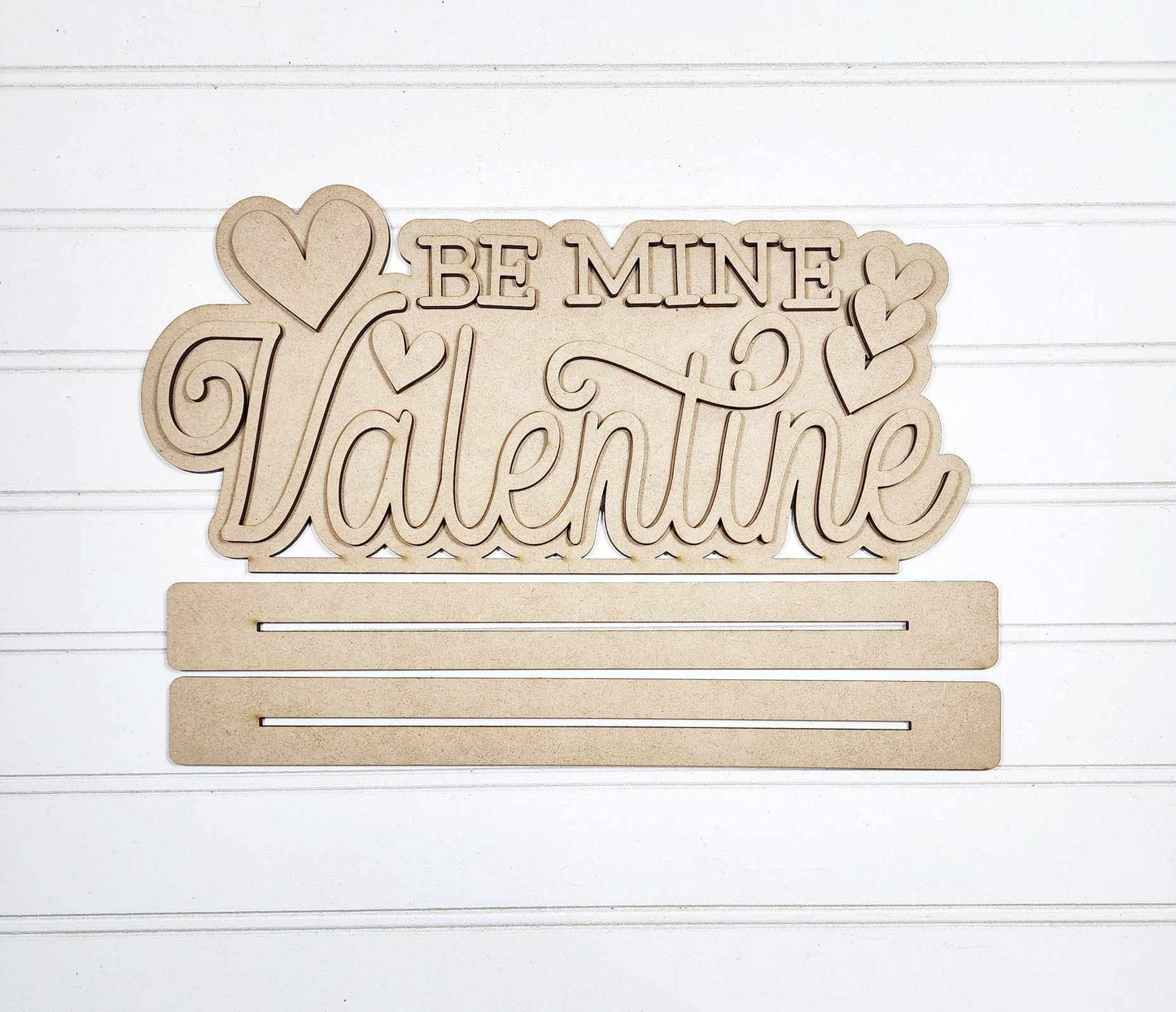 Valentine Collection Be Mine Word Art DIY Kit