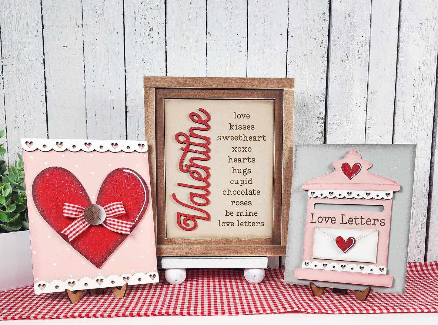 Valentine Collection Interchangeable Sign DIY Kit