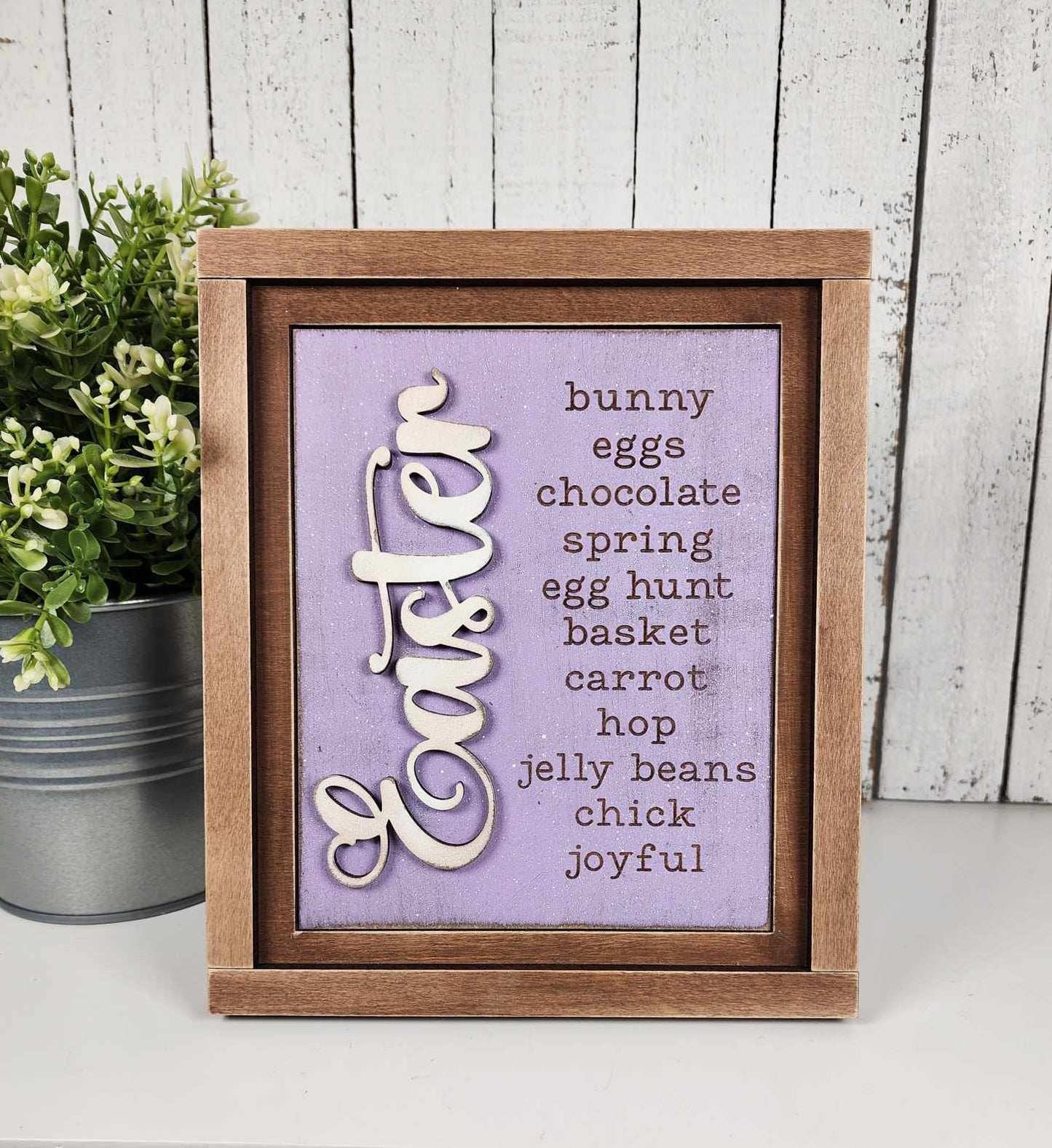 Prim Easter Interchangeable Sign DIY Kit
