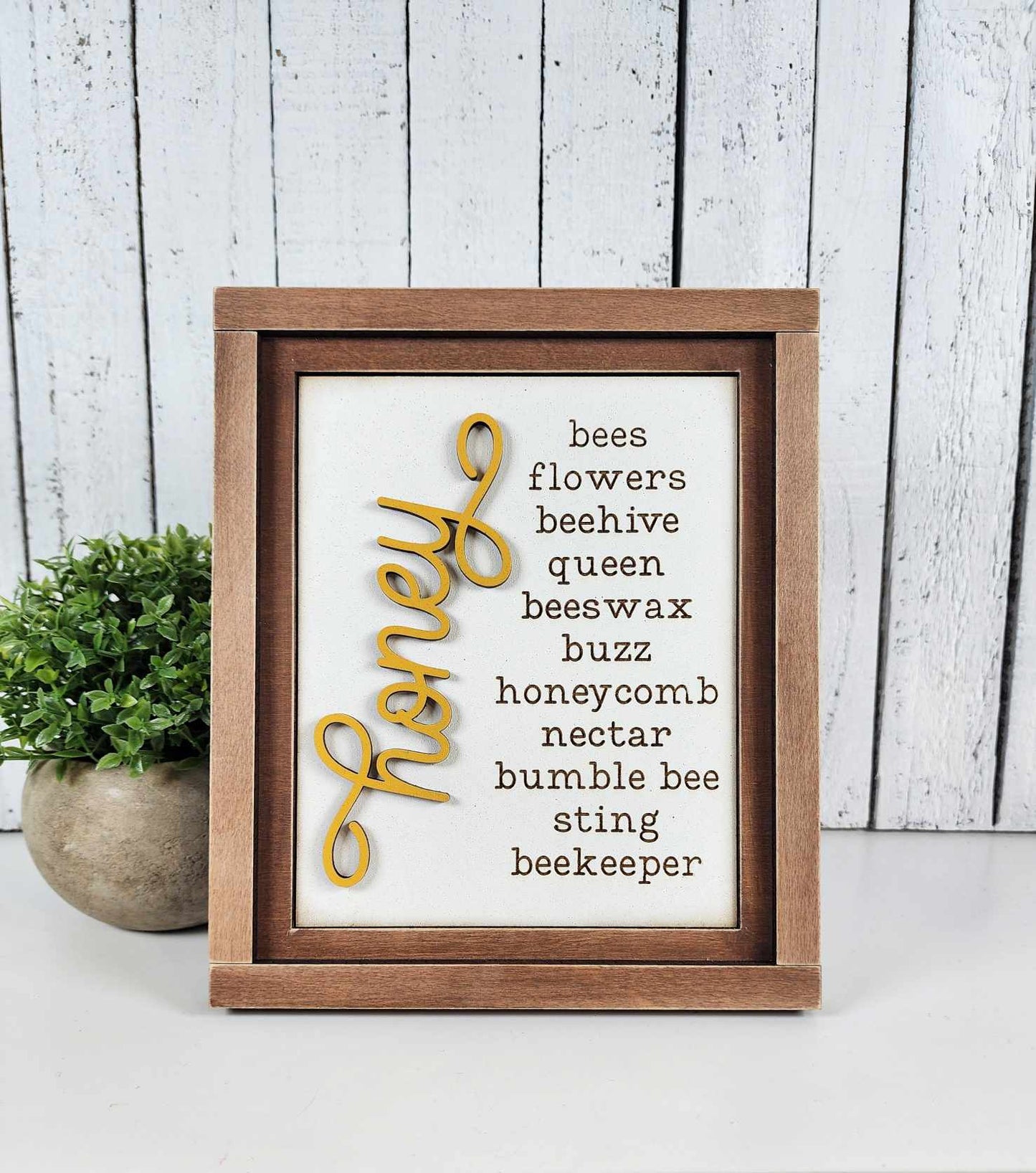 Hello Honey Interchangeable Sign DIY Kit
