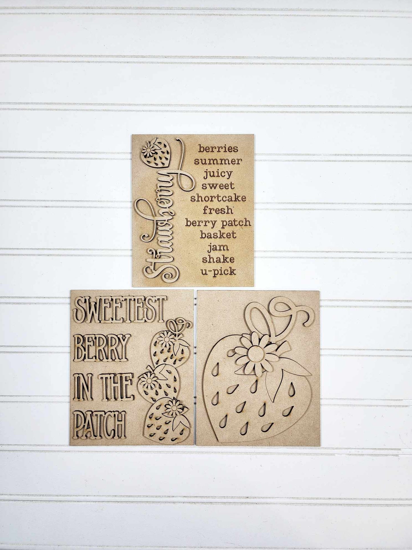 Berry Sweet Interchangeable Sign DIY Kit