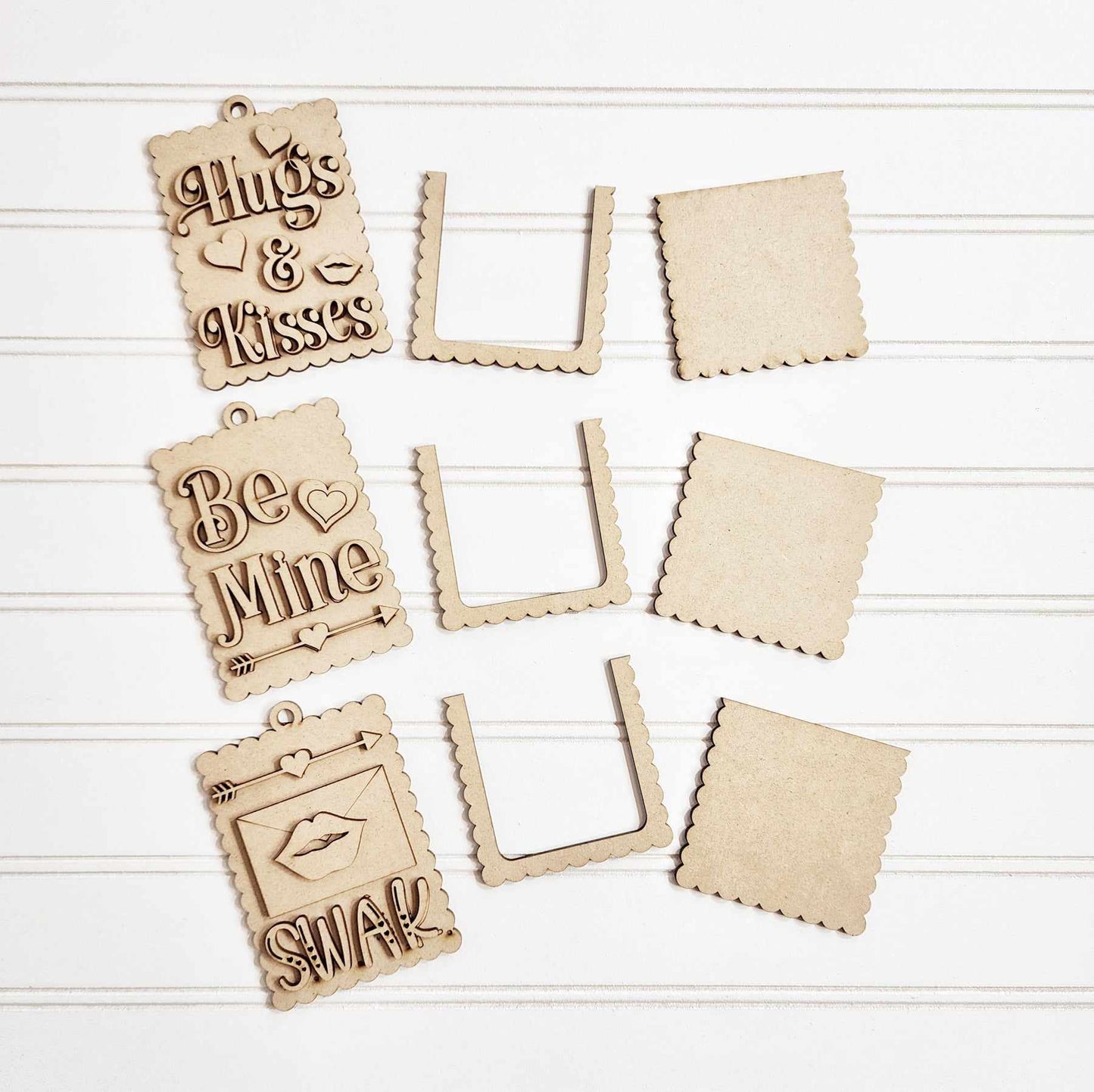 Hugs & Kisses Valentine Gift Card Holders DIY Kit