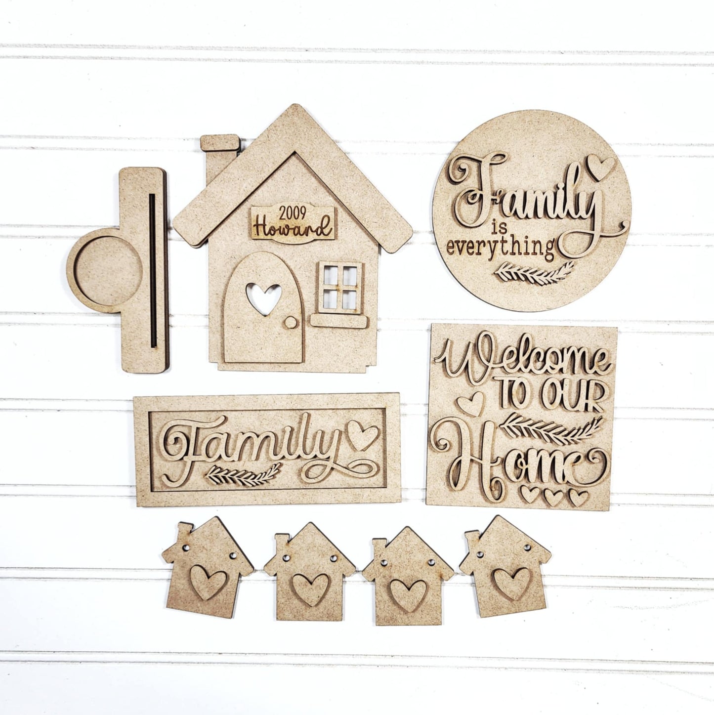 Family Home Tiered Tray DIY Kit