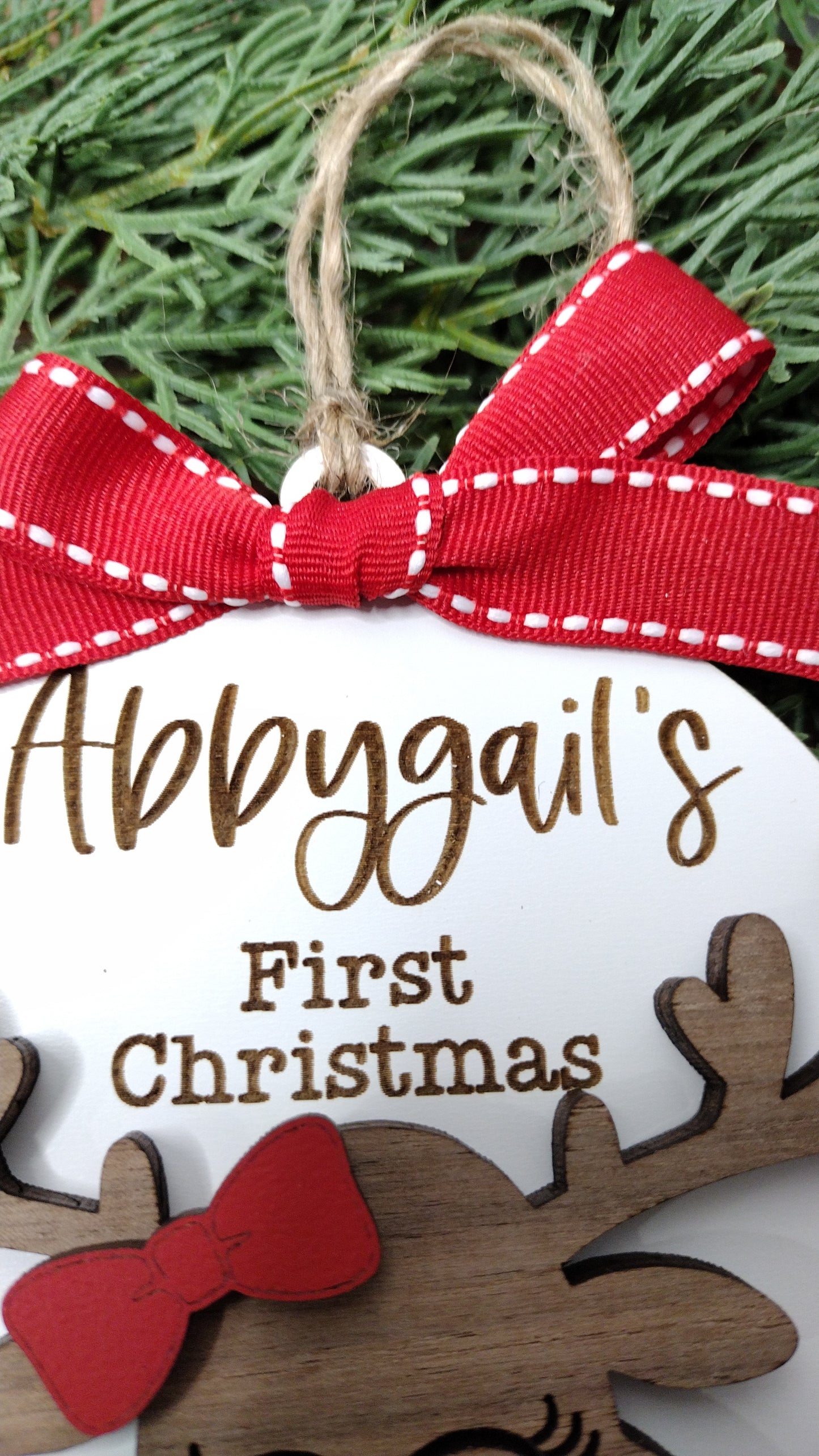 Baby's First Christmas Reindeer Ornament
