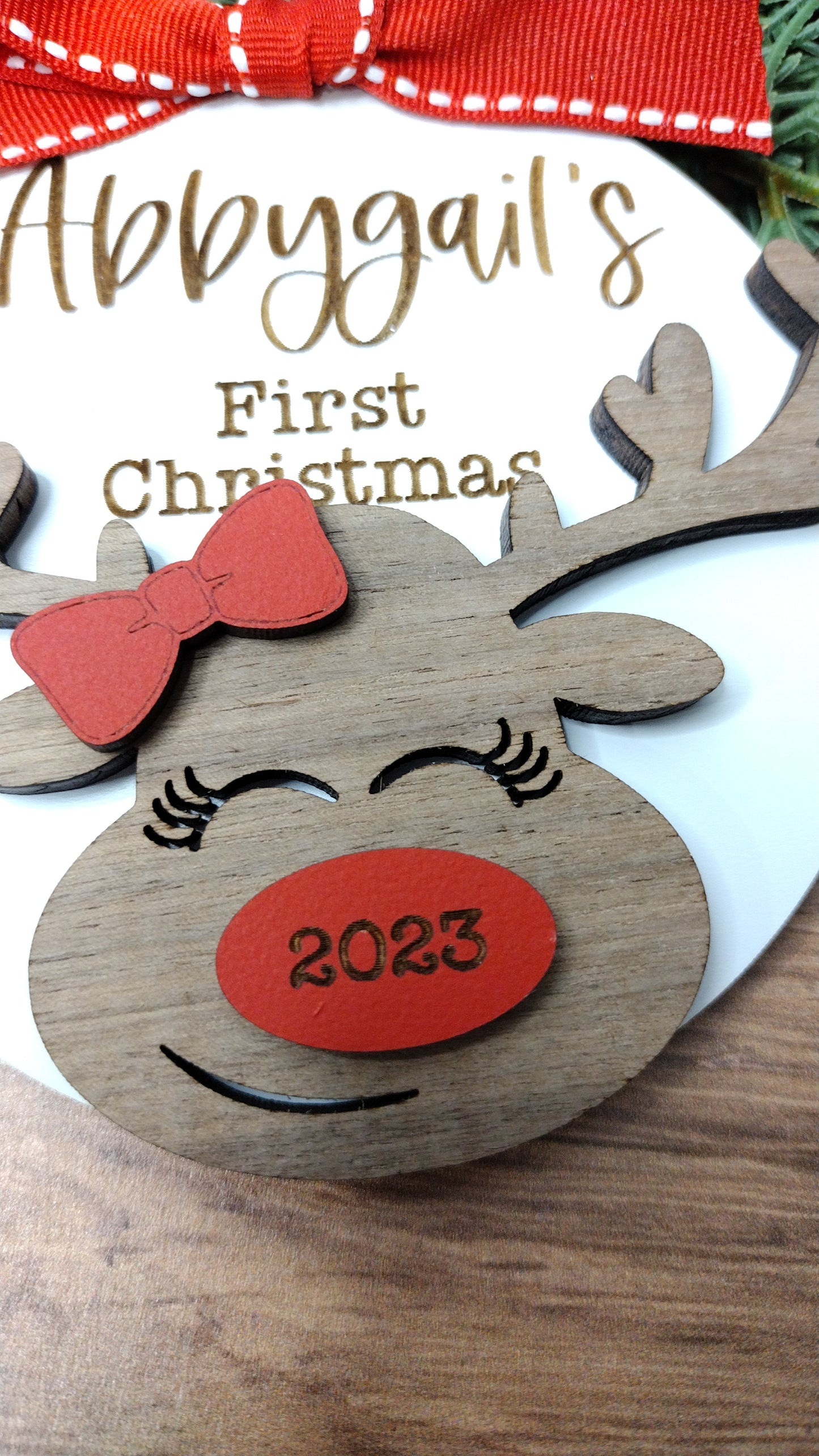 Baby's First Christmas Reindeer Ornament