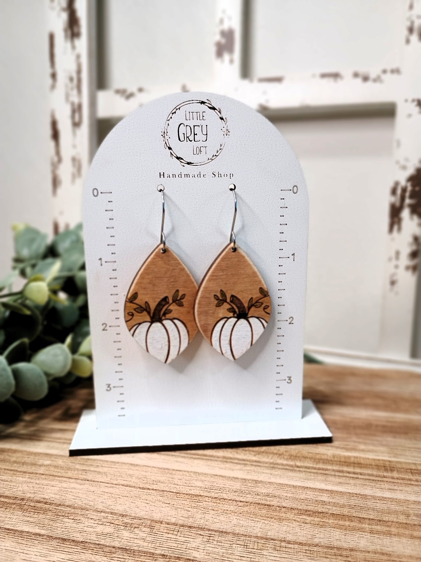 Pumpkin Dangle Earrings