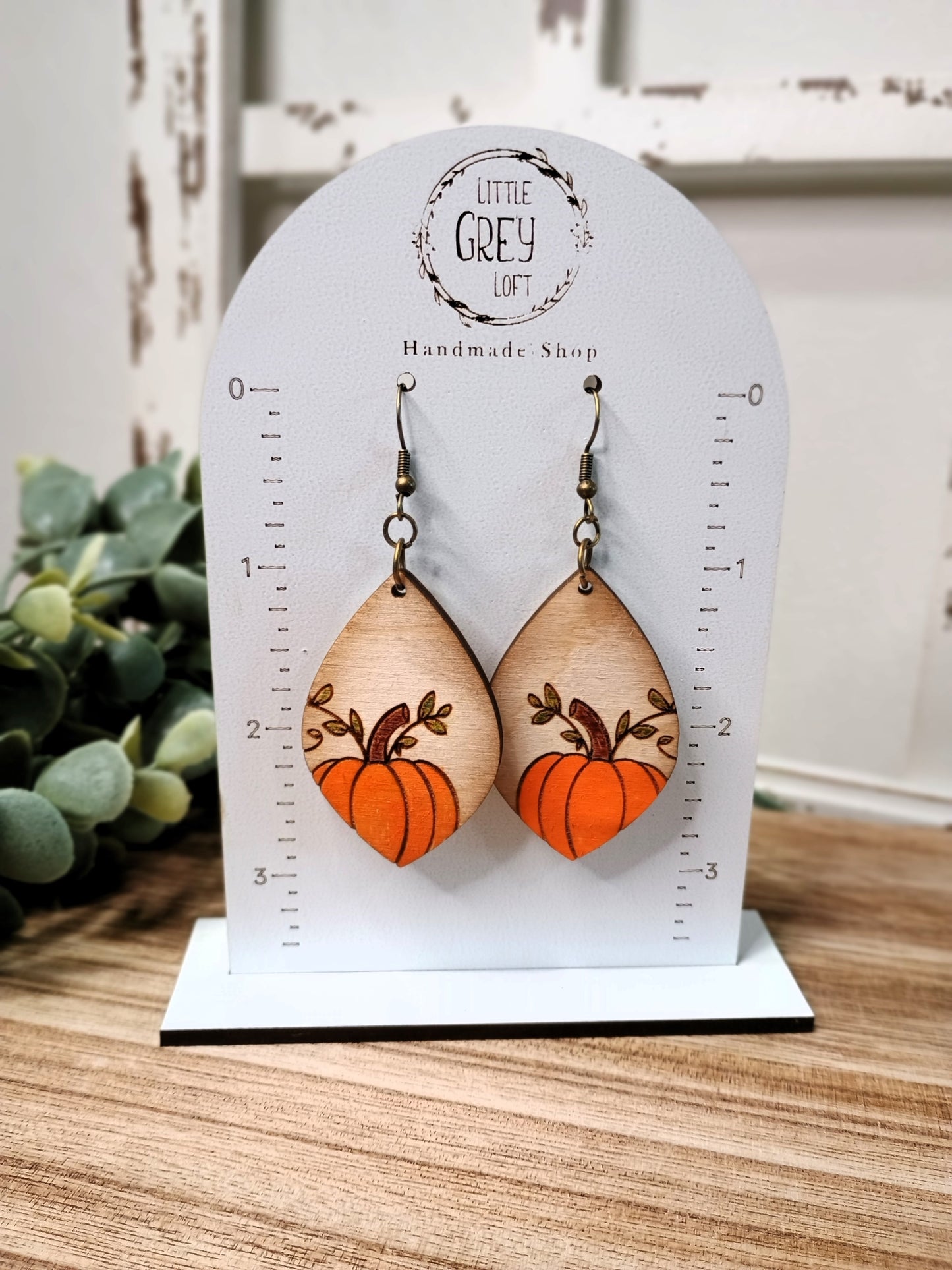 Pumpkin Dangle Earrings