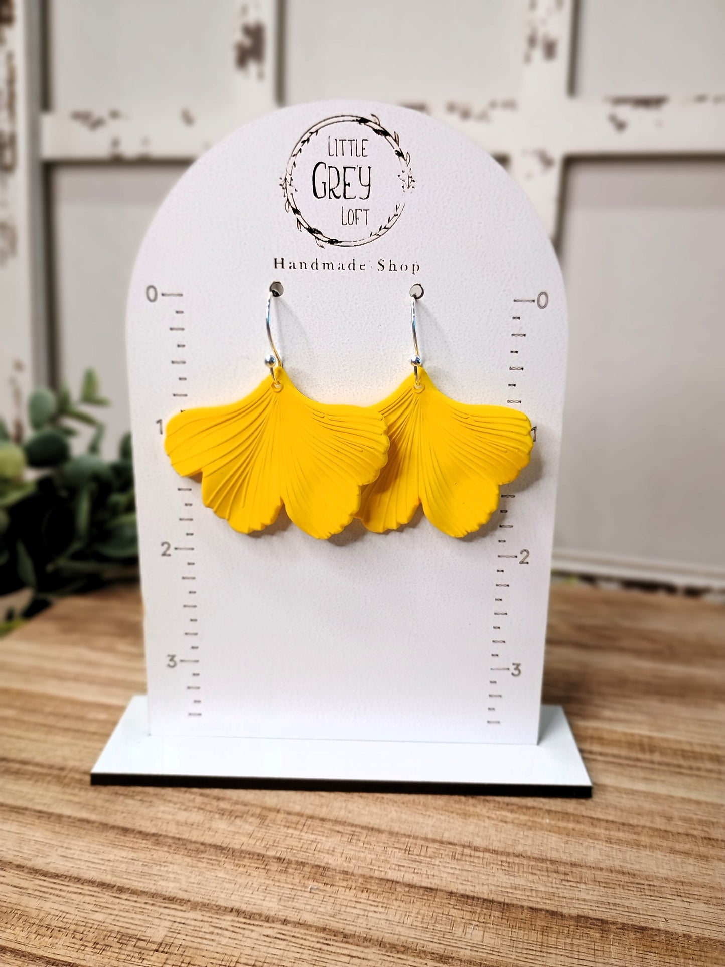 Gingko Leaf Earrings Plain