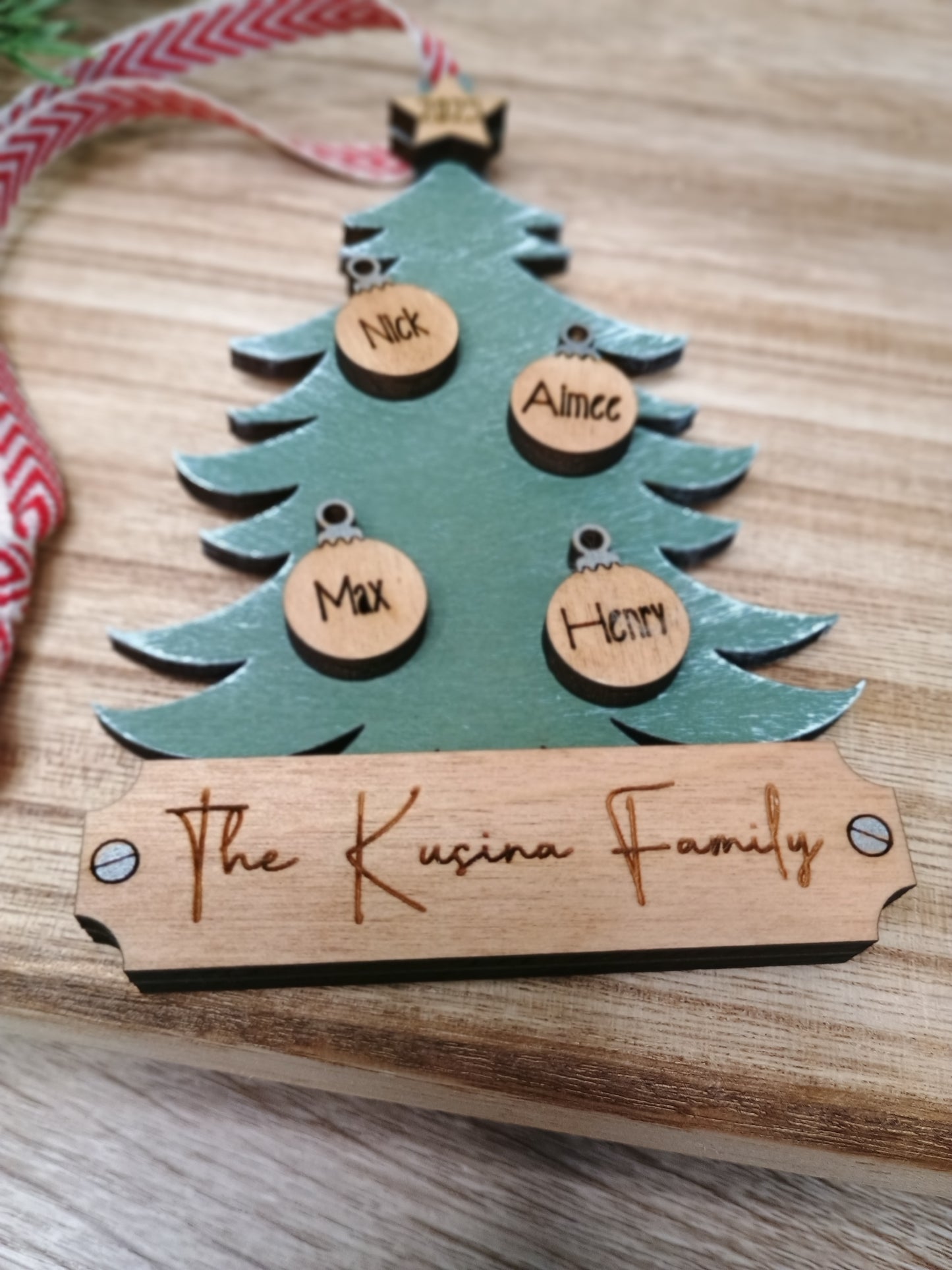 Family Christmas Tree Ornament