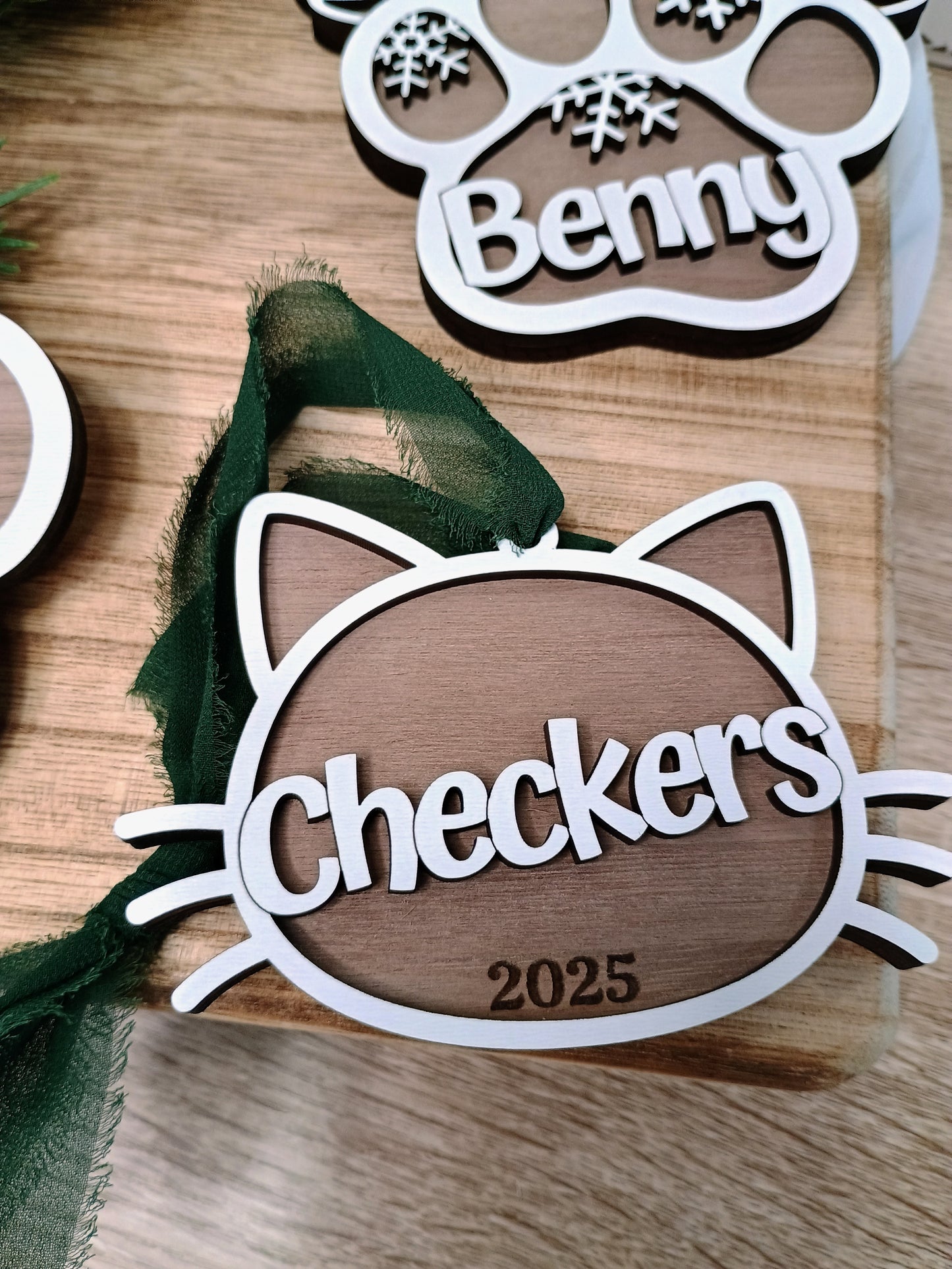 Paw Ornament - Cat, Dog or Memorial