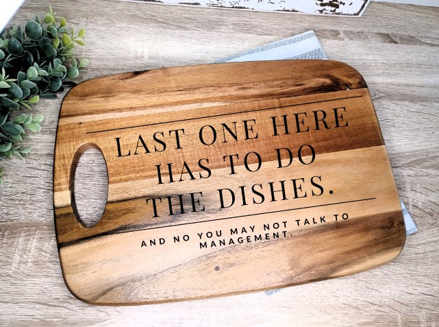 Large Engraved Cutting Board