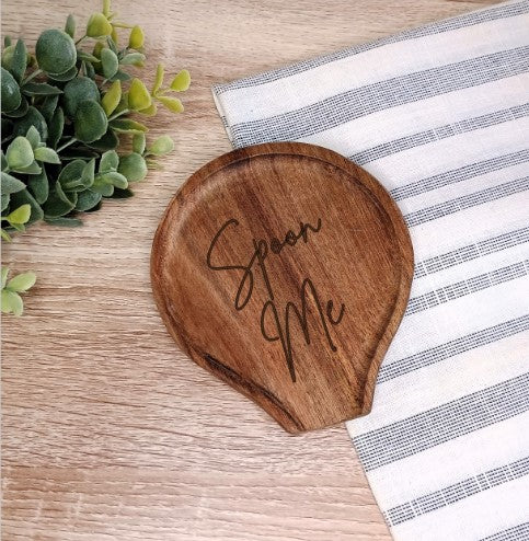 Engraved Spoon Rest