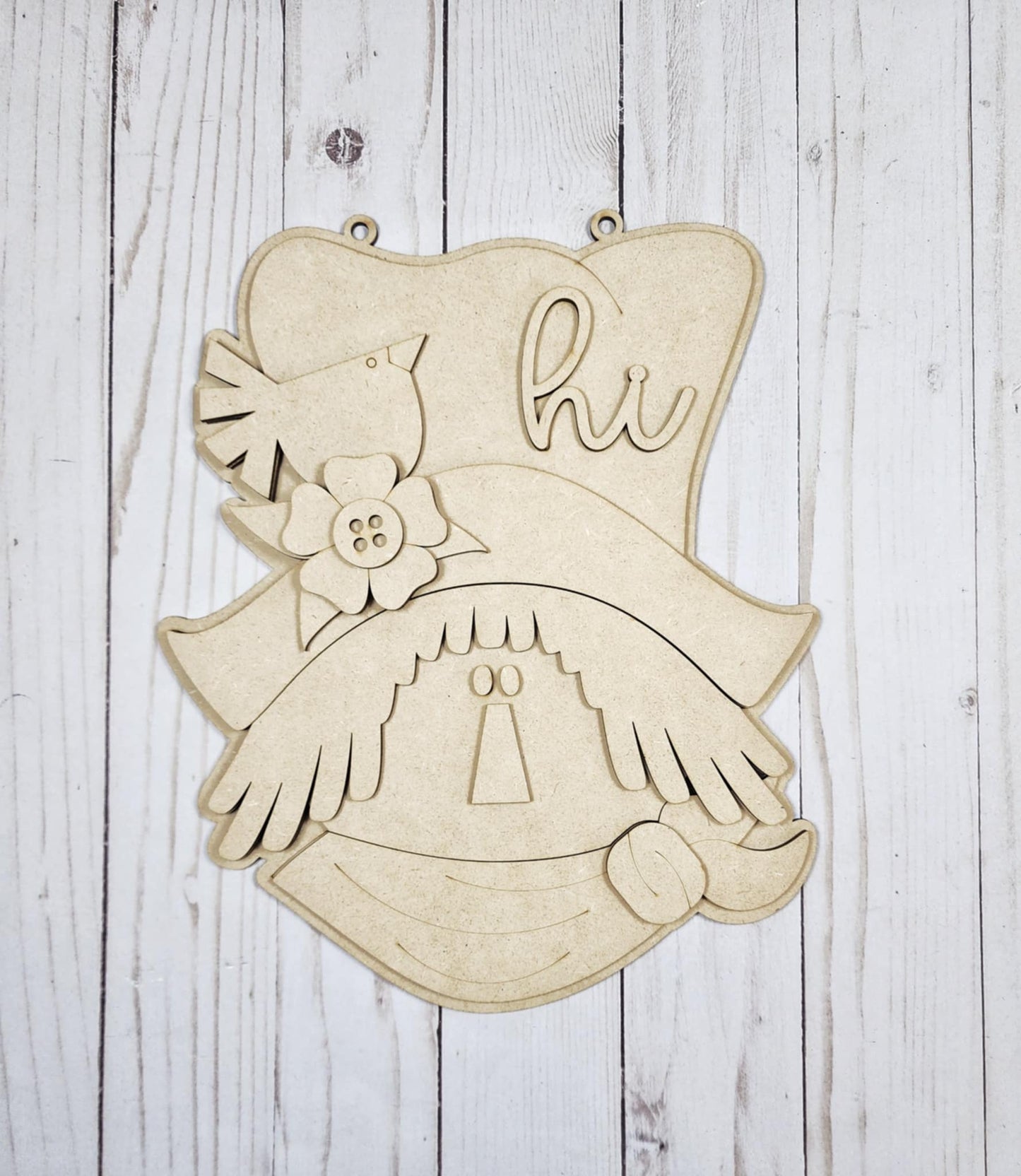 Fall Scarecrow Door Hanger DIY Kit
