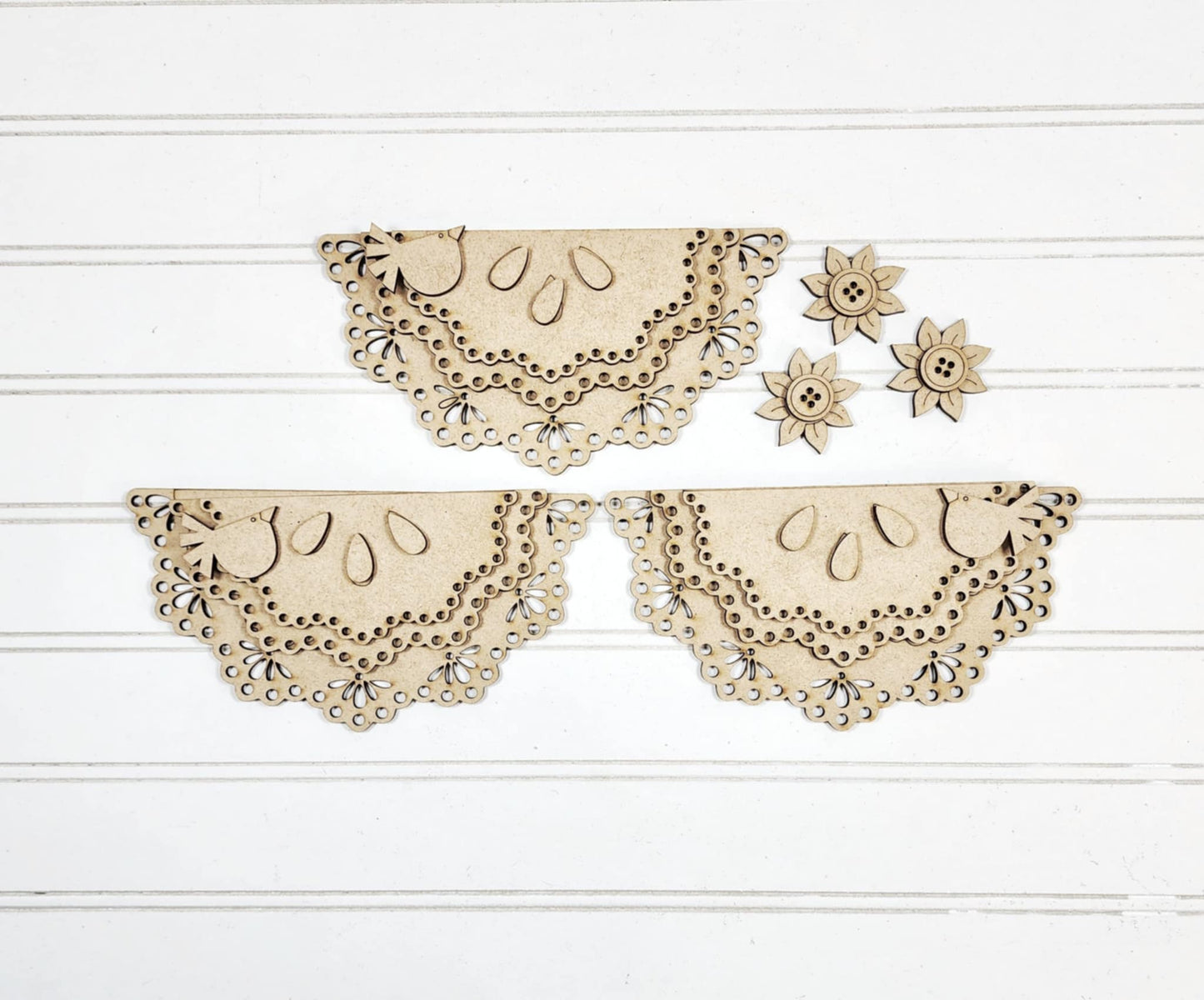 Vintage Watermelon Slice Banner DIY Kit