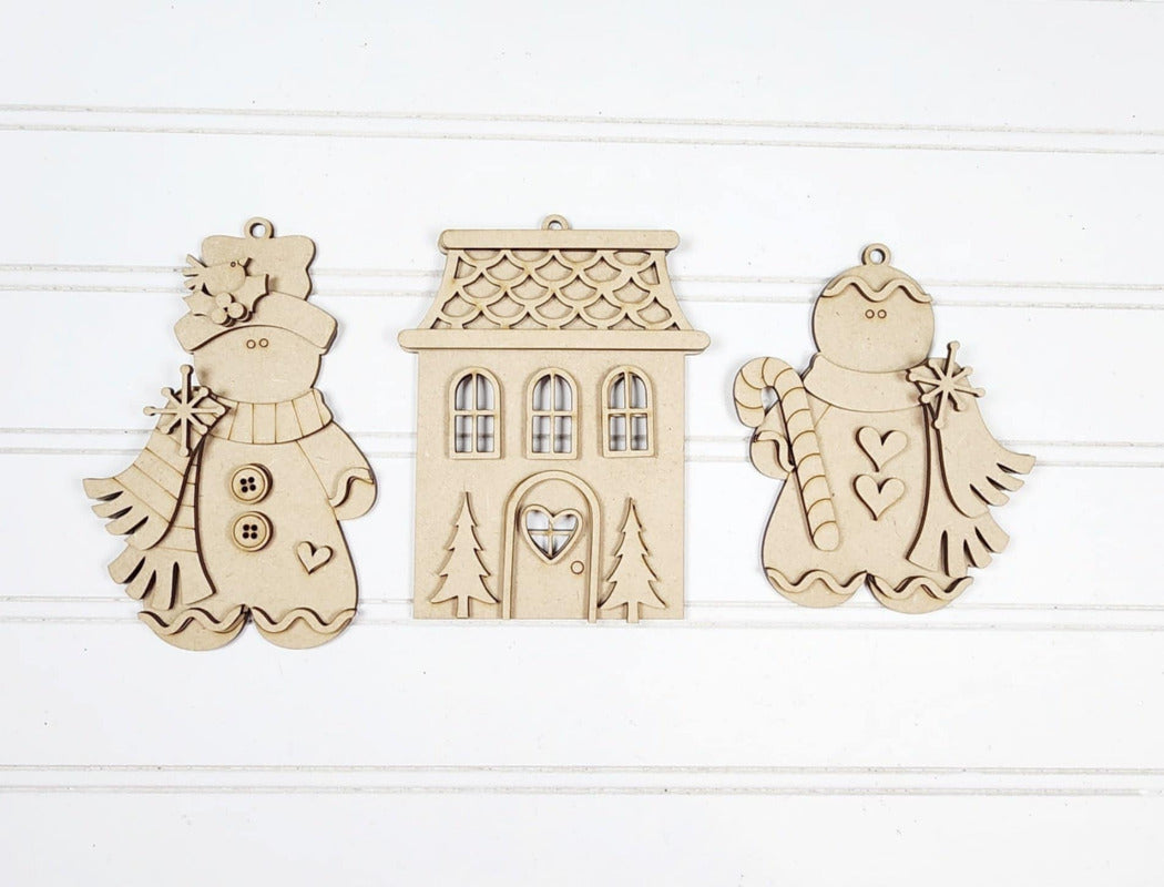 Victorian Gingerbread Ornament DIY Kit