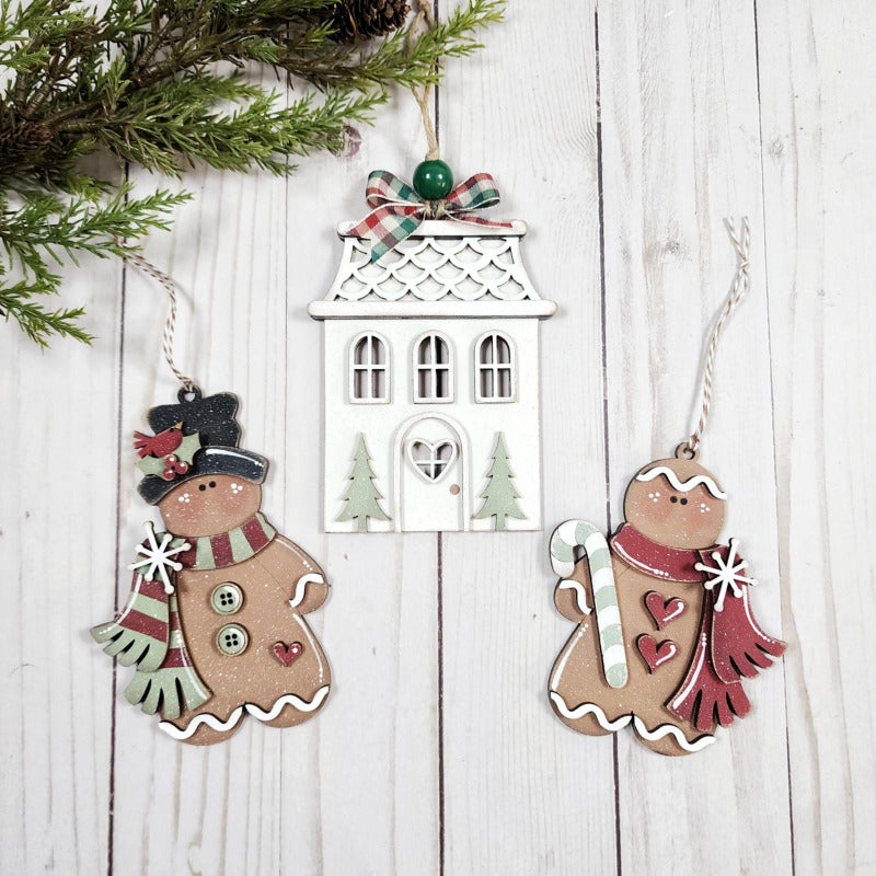 Victorian Gingerbread Ornament DIY Kit