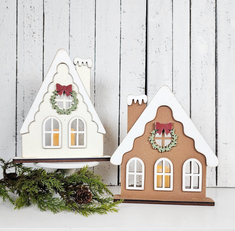 Victorian Gingerbread House Votives DIY Kit
