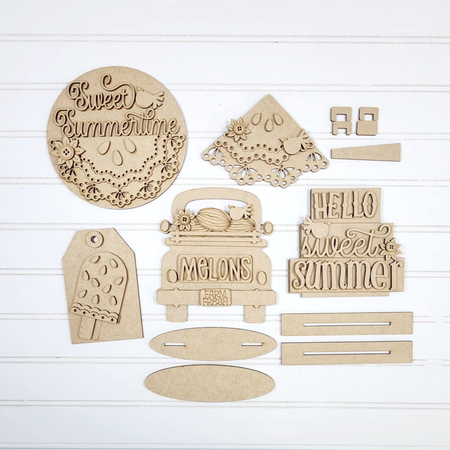 Vintage Watermelon Tiered Tray DIY Kit