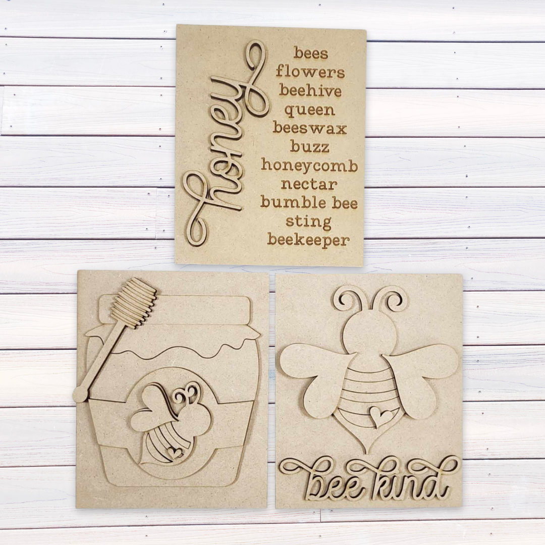 Hello Honey Interchangeable Sign DIY Kit