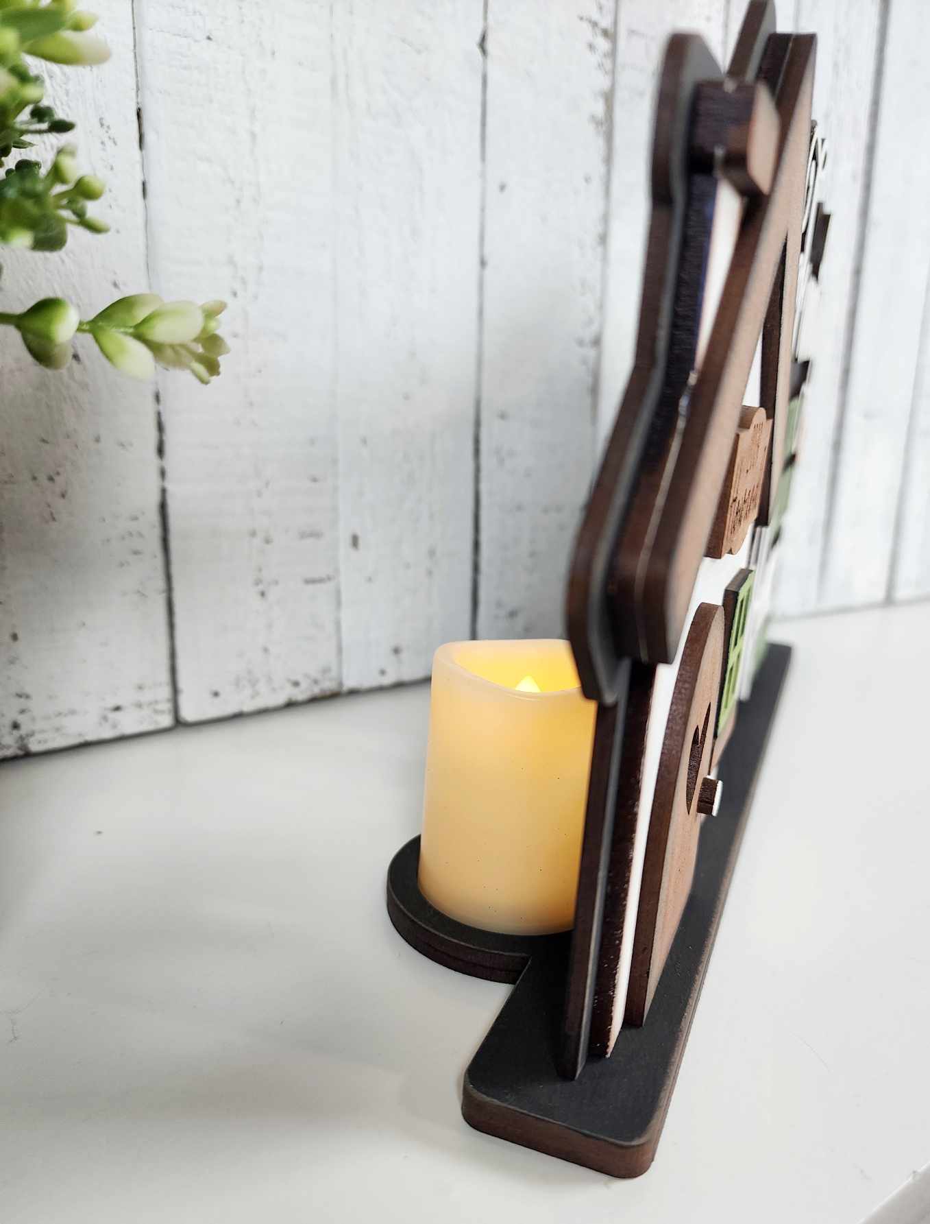 Family Home Votive Shelf Decor DIY Kit