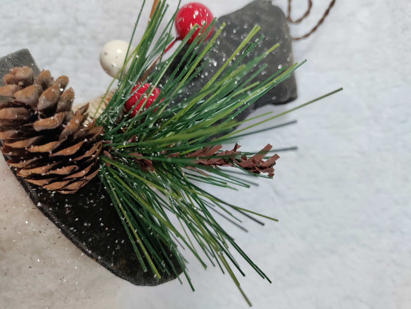 Primitive Snowman Ornament Snowman Ornie Snowman Collector Farmhouse Snowman Christmas Ornament Winter Decor