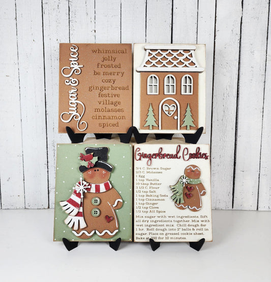 Victorian Gingerbread Interchangeable Sign Insert DIY Kit